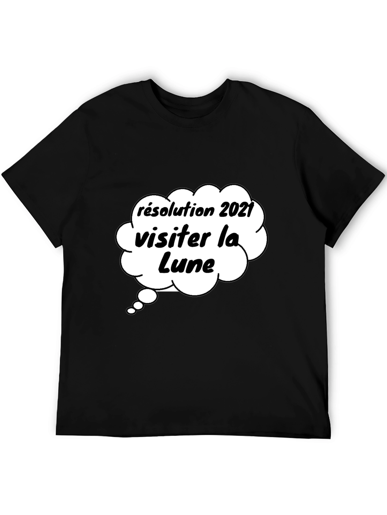 Lunar Resolution T-Shirt - French Novelty Tee