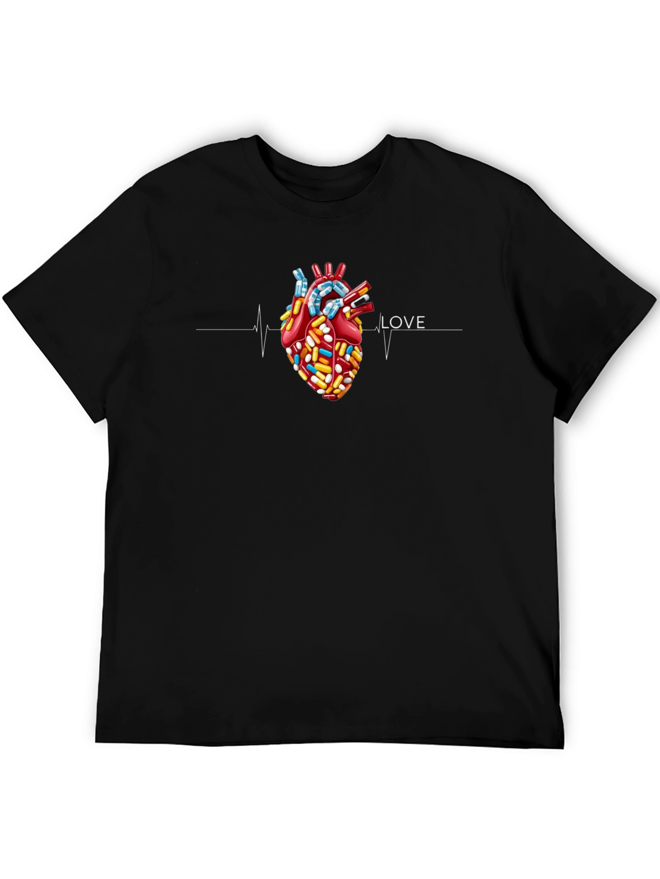 Pill Heart T-Shirt - Love RX Graphic Tee