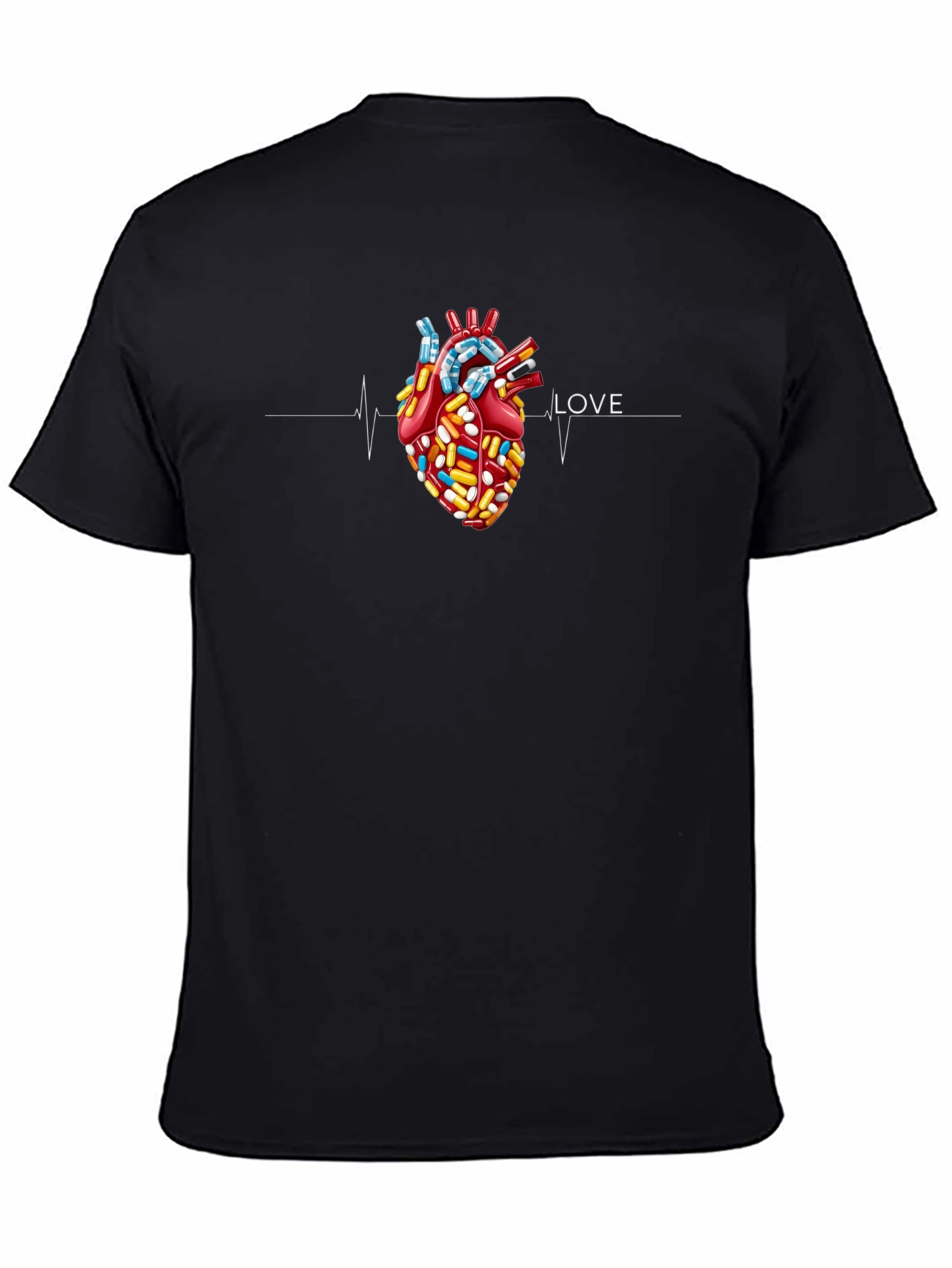 Pill Heart T-Shirt - Love RX Graphic Tee