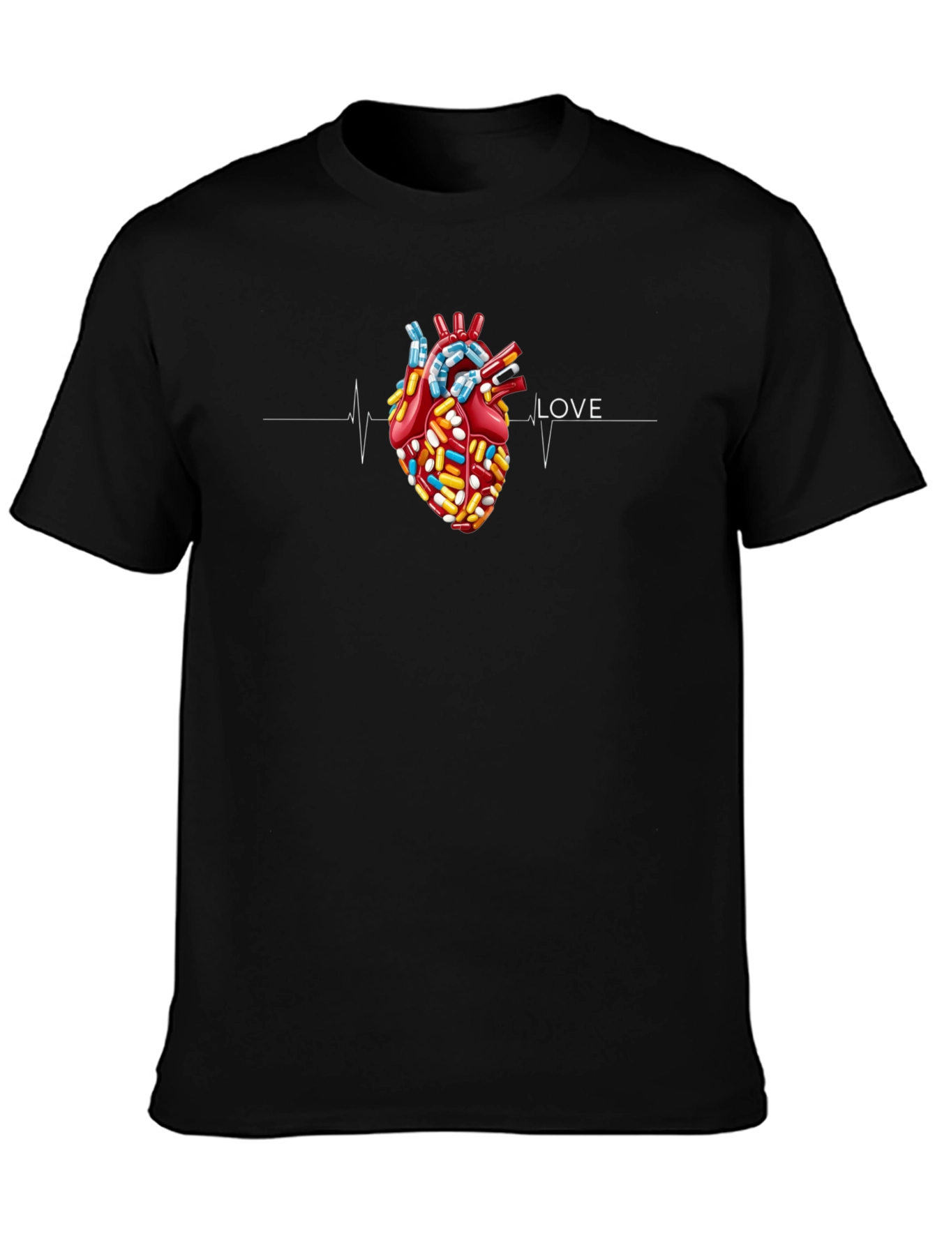Pill Heart T-Shirt - Love RX Graphic Tee