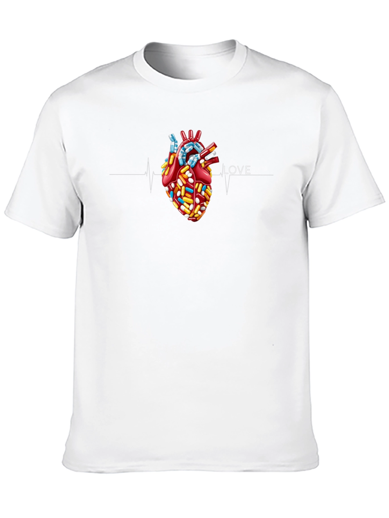 Pill Heart T-Shirt - Love RX Graphic Tee