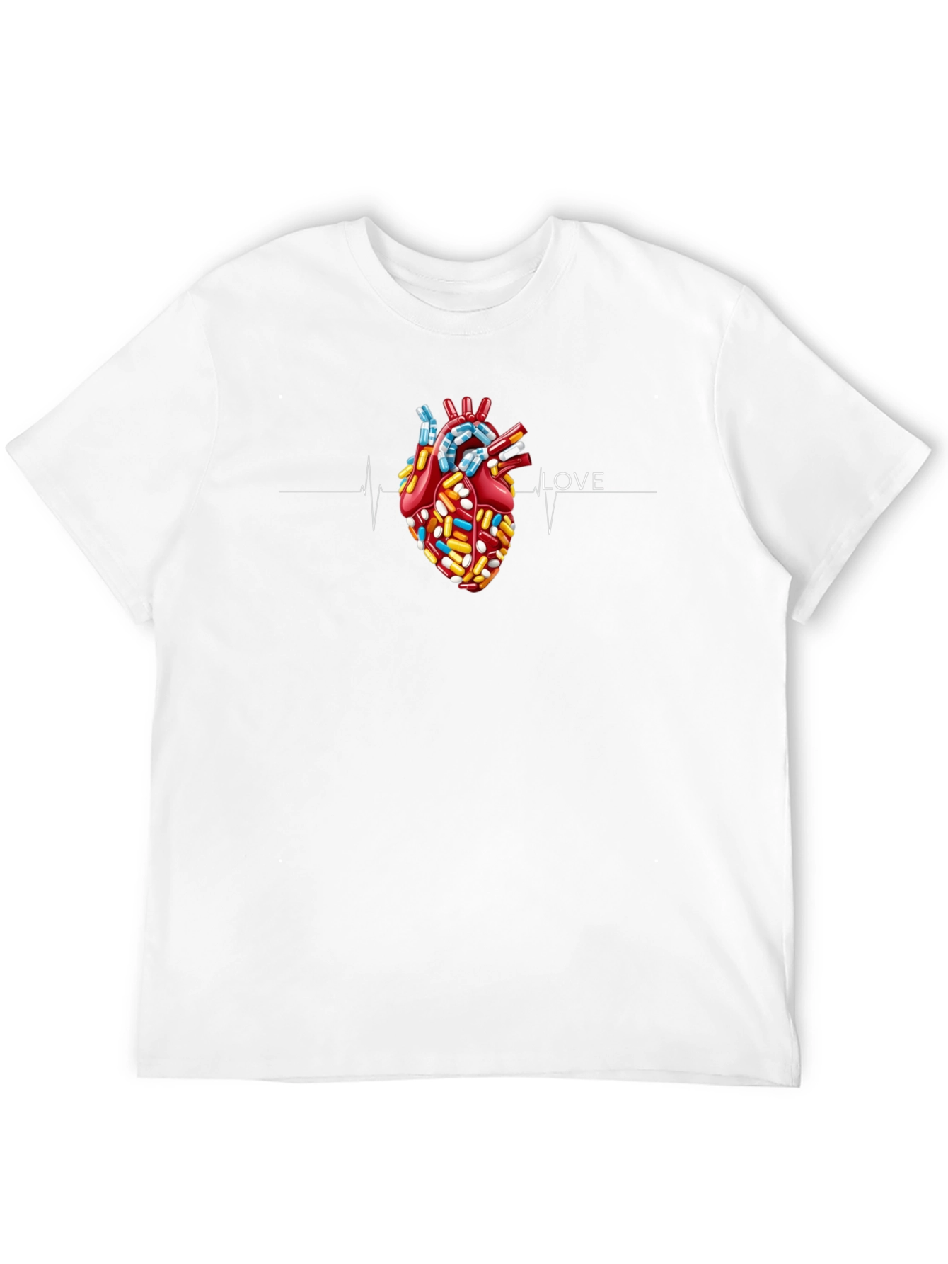 Pill Heart T-Shirt - Love RX Graphic Tee
