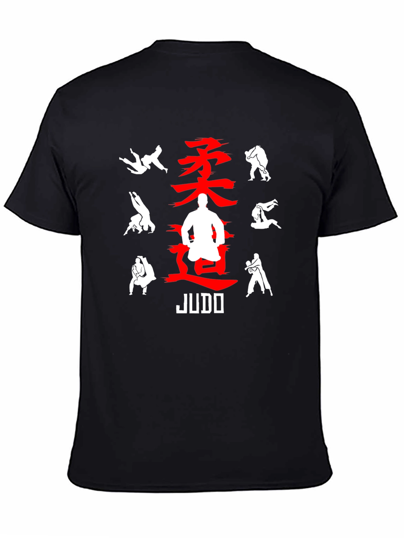 Judo Black Graphic Tee for Martial Arts Enthusiasts