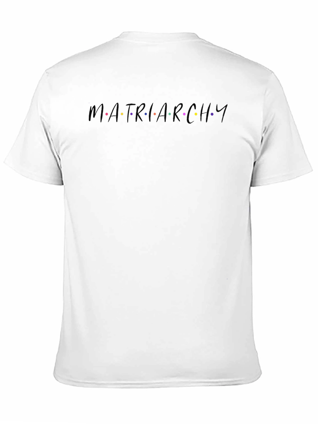 Matriarchy Friends-Inspired Black Graphic Tee