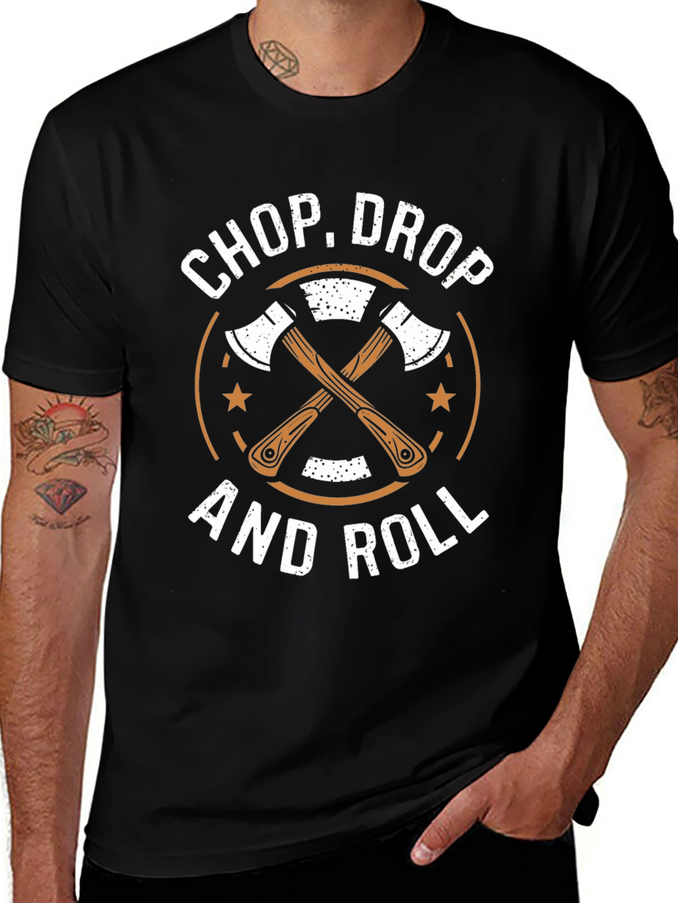 Chop Drop and Roll Graphic Tee
