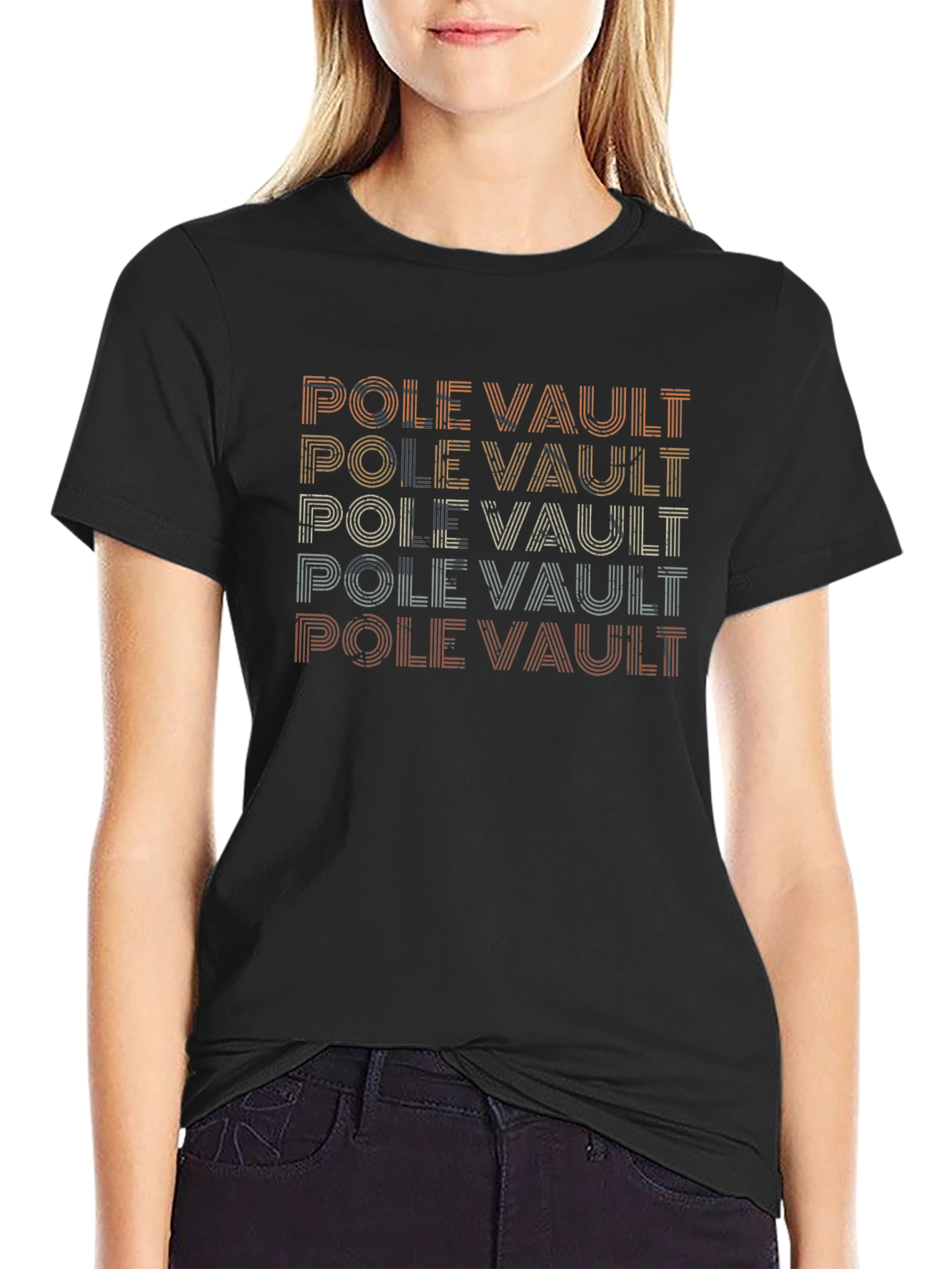 Pole Vault Retro T-Shirt