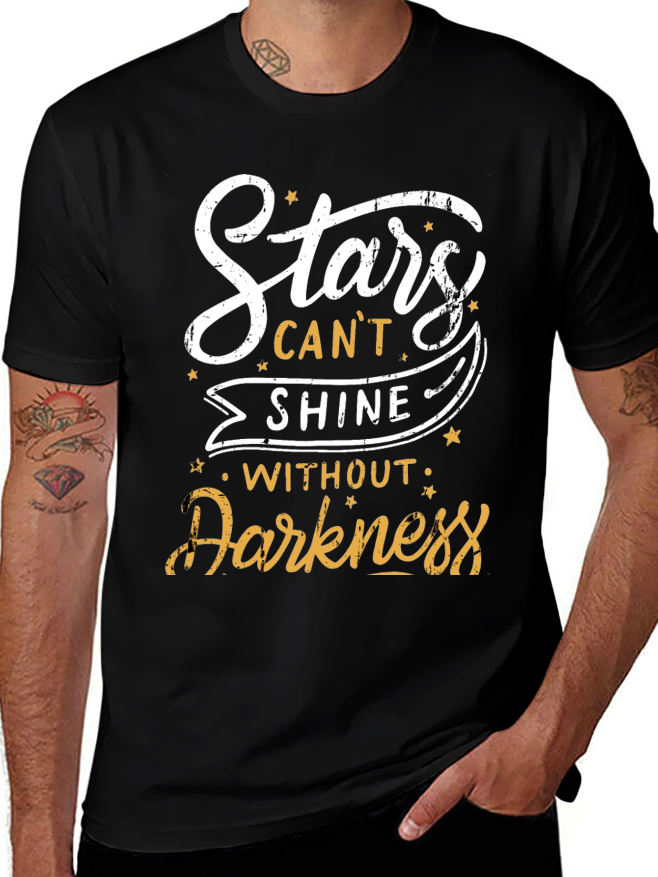 Stars Cant Shine Without Darkness Graphic Tee