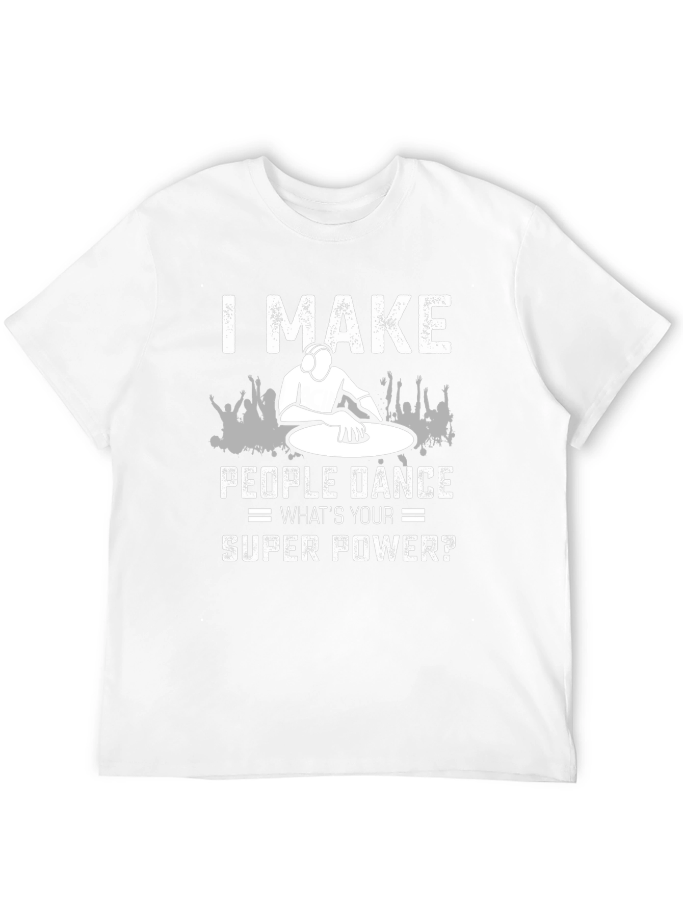 DJ Superpower Graphic T-Shirt - Dance Music Fan Tee