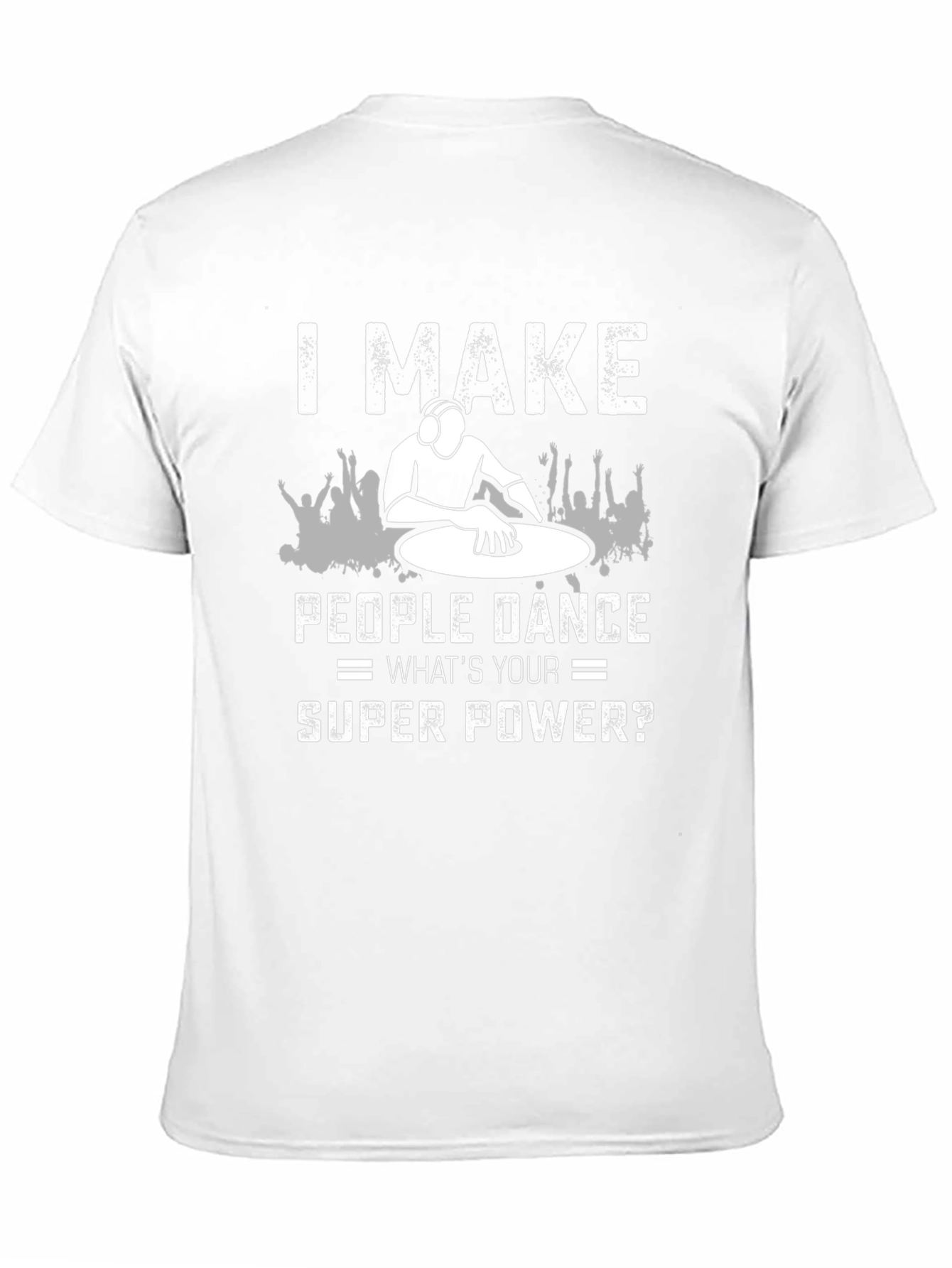 DJ Superpower Graphic T-Shirt - Dance Music Fan Tee