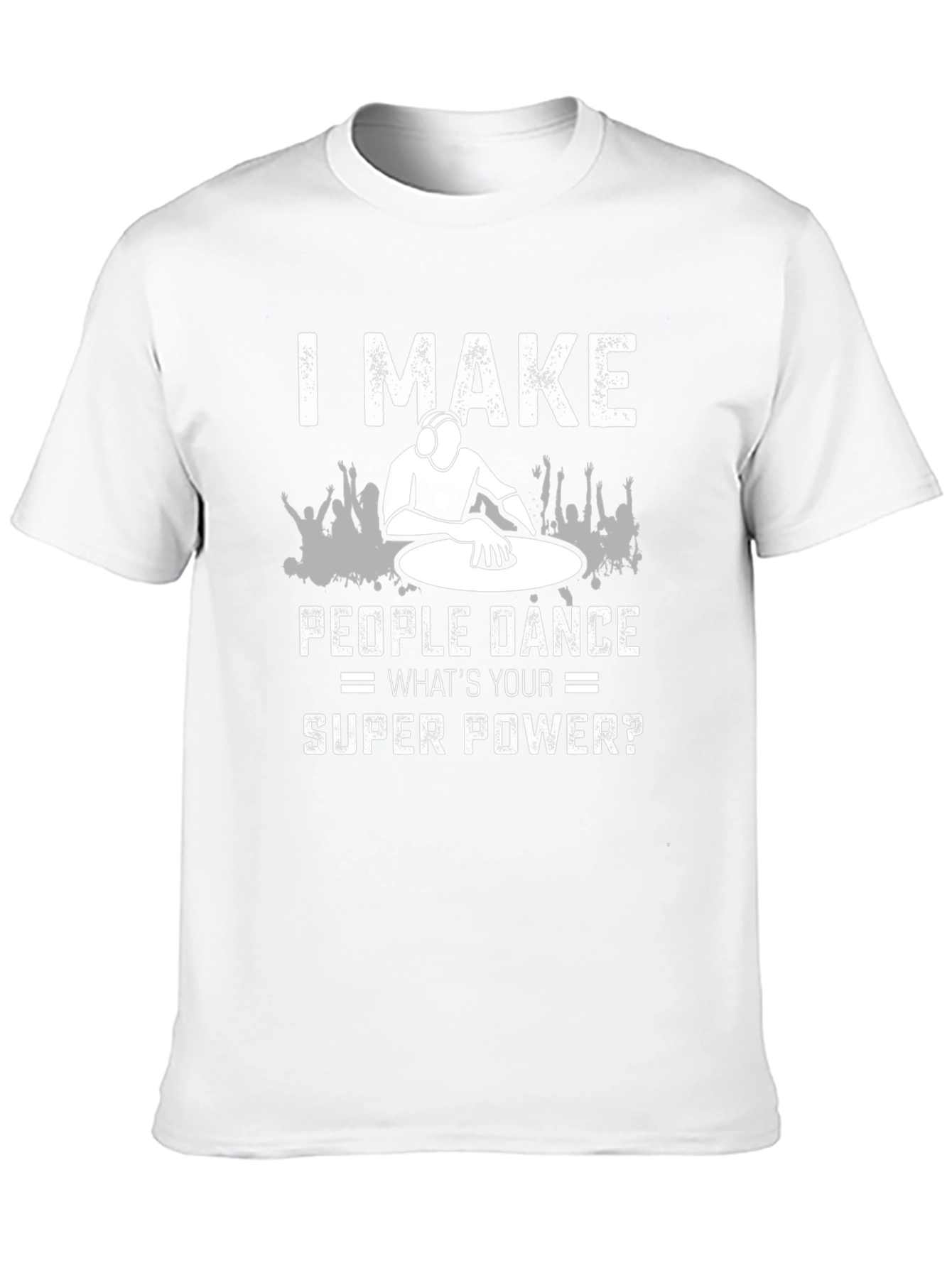 DJ Superpower Graphic T-Shirt - Dance Music Fan Tee