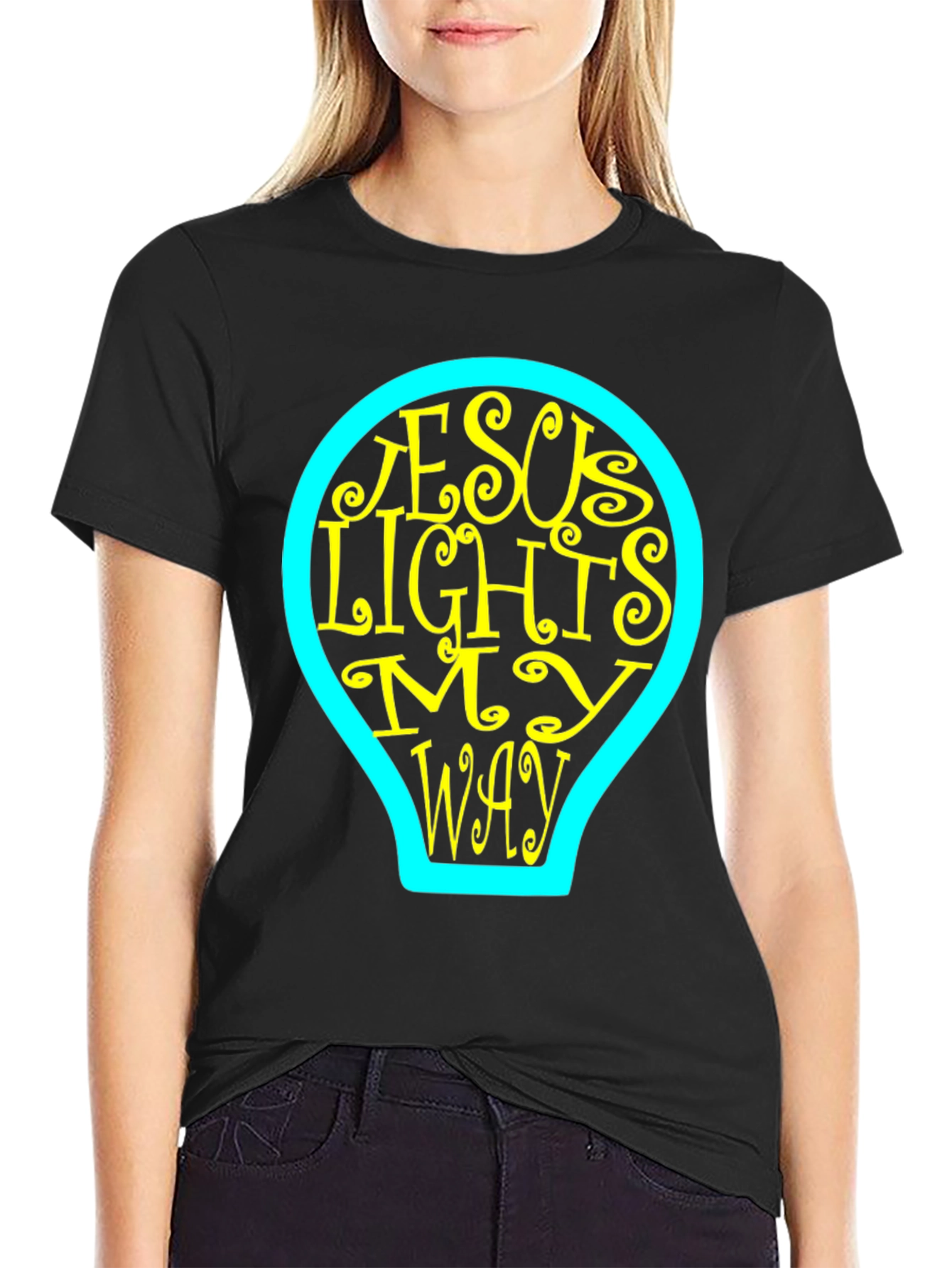 Jesus Lights My Way Graphic Tee