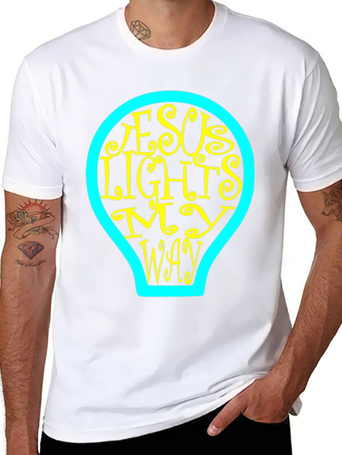 Jesus Lights My Way Graphic Tee