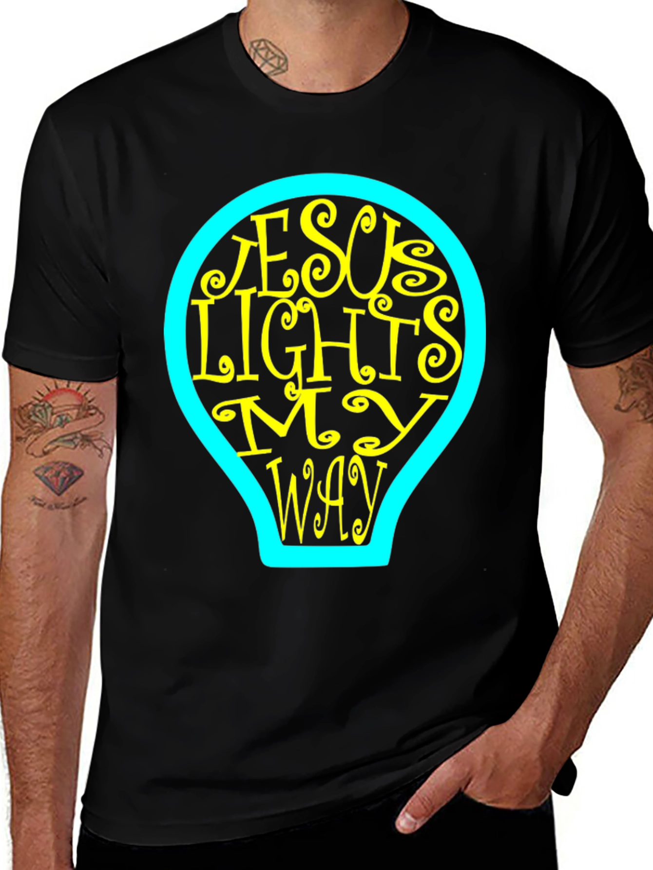 Jesus Lights My Way Graphic Tee