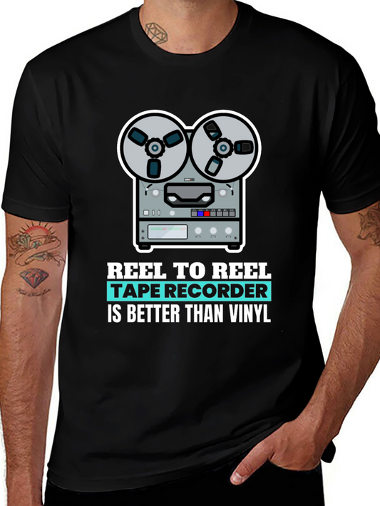 Reel to Reel Tape Recorder Fan T-Shirt
