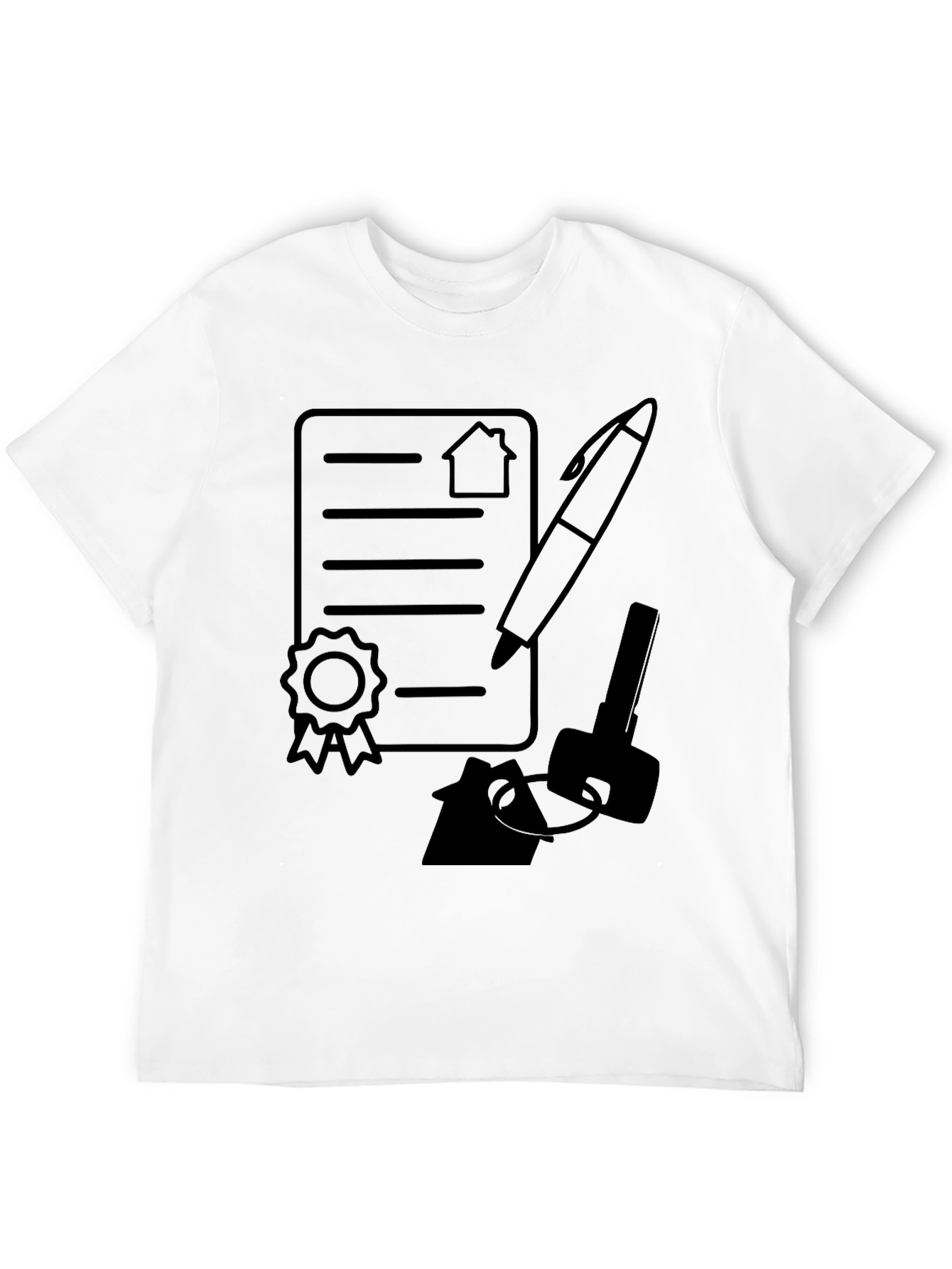 Real Estate Deal Black T-Shirt