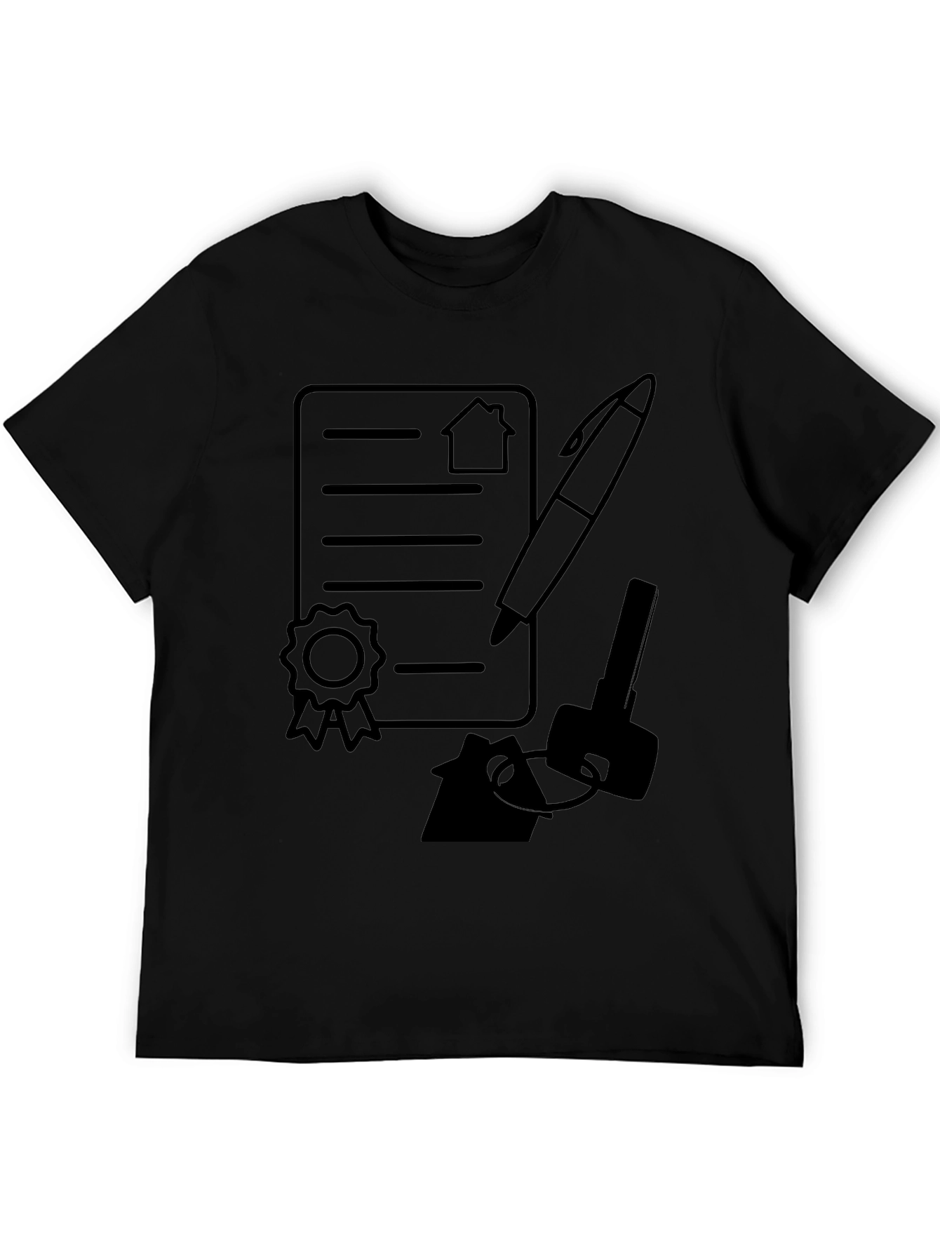 Real Estate Deal Black T-Shirt