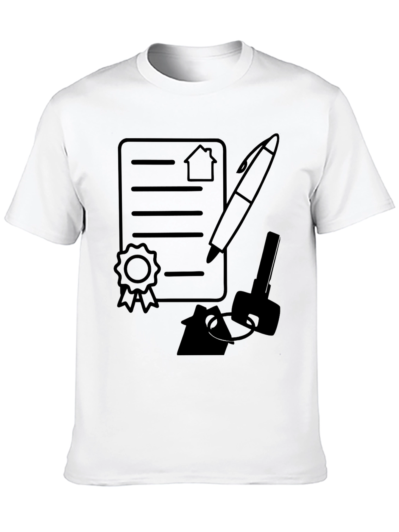 Real Estate Deal Black T-Shirt