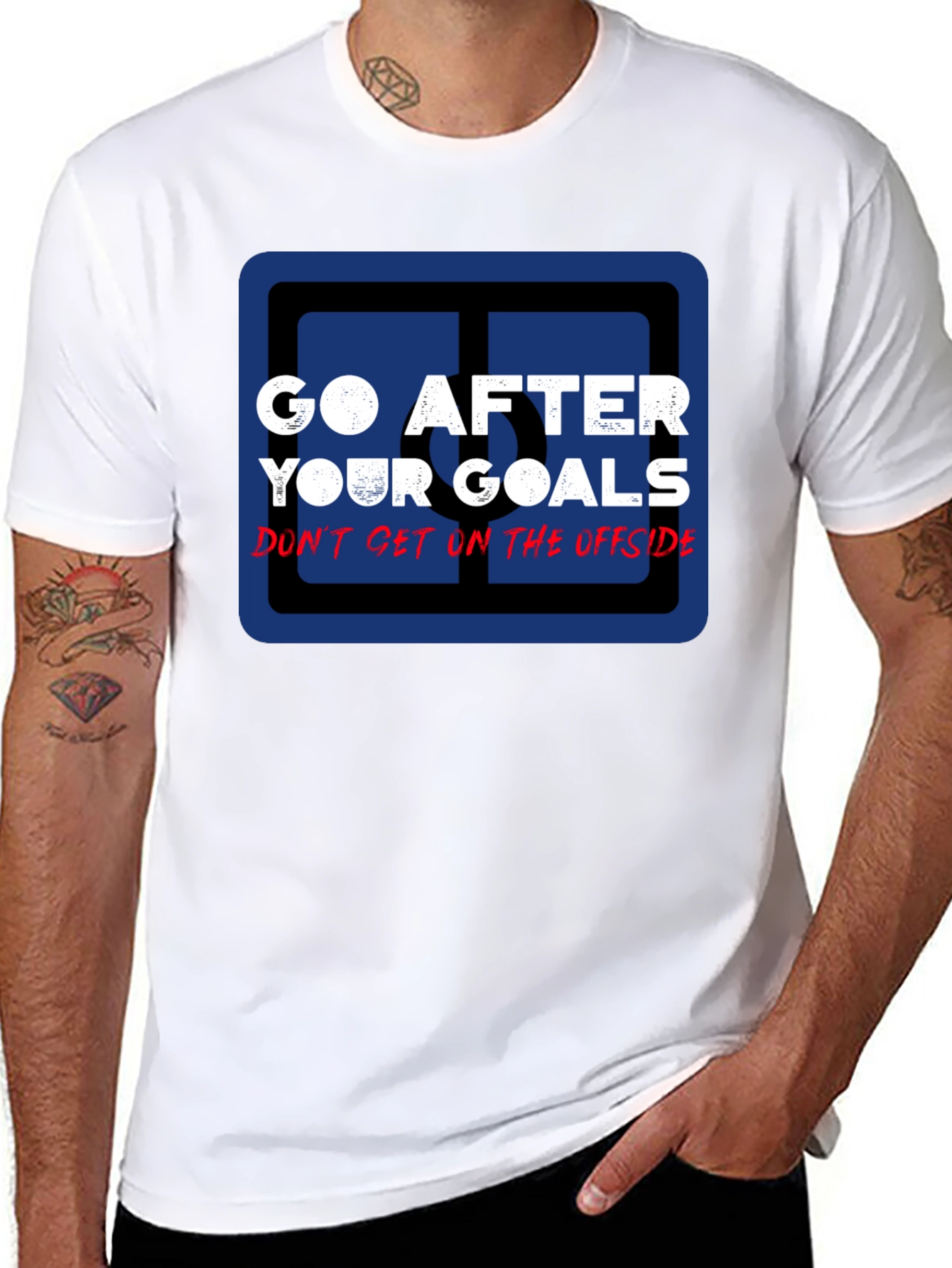 Go After Your Goals T-Shirt - Motivational Soccer Tee