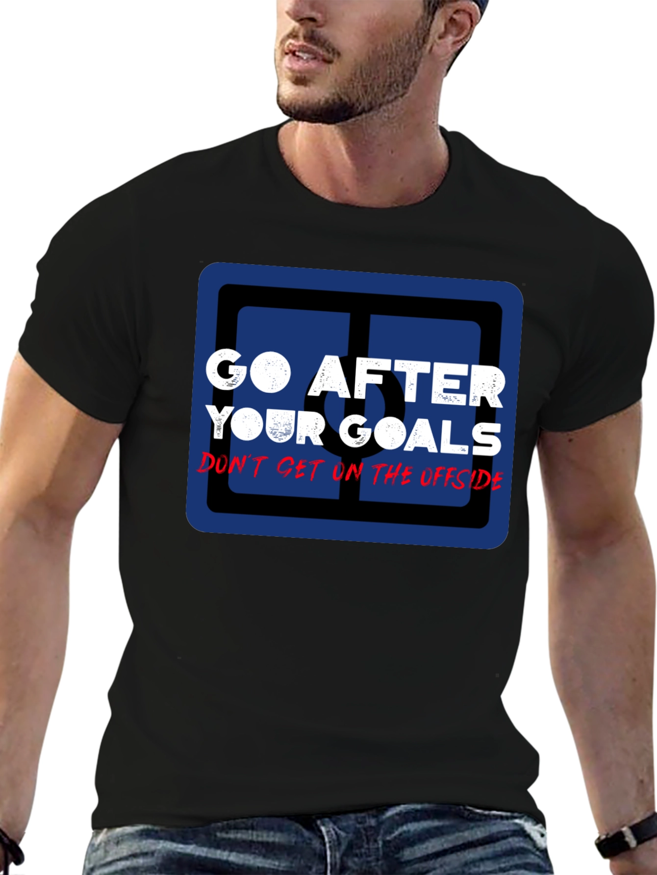 Go After Your Goals T-Shirt - Motivational Soccer Tee