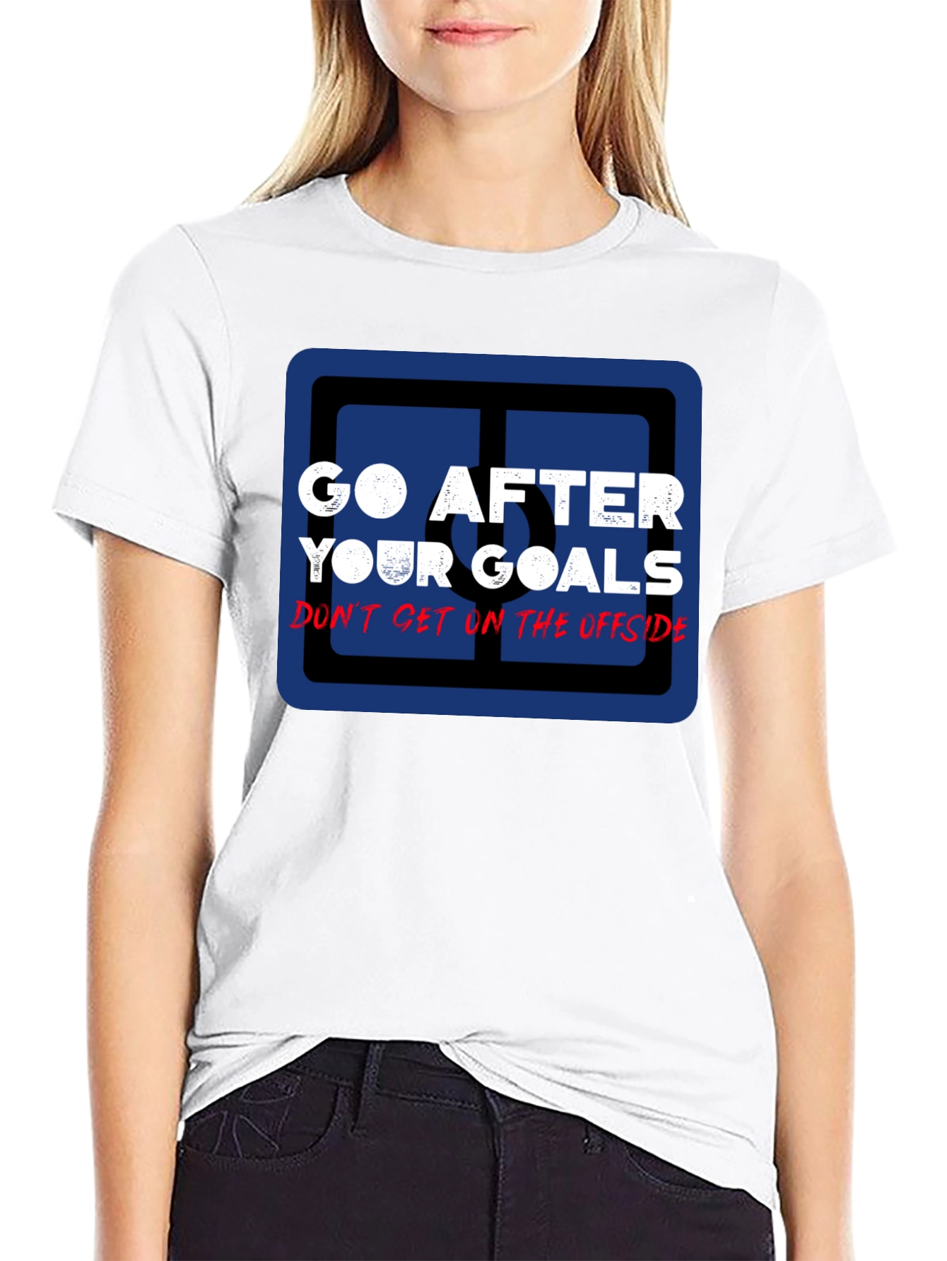 Go After Your Goals T-Shirt - Motivational Soccer Tee