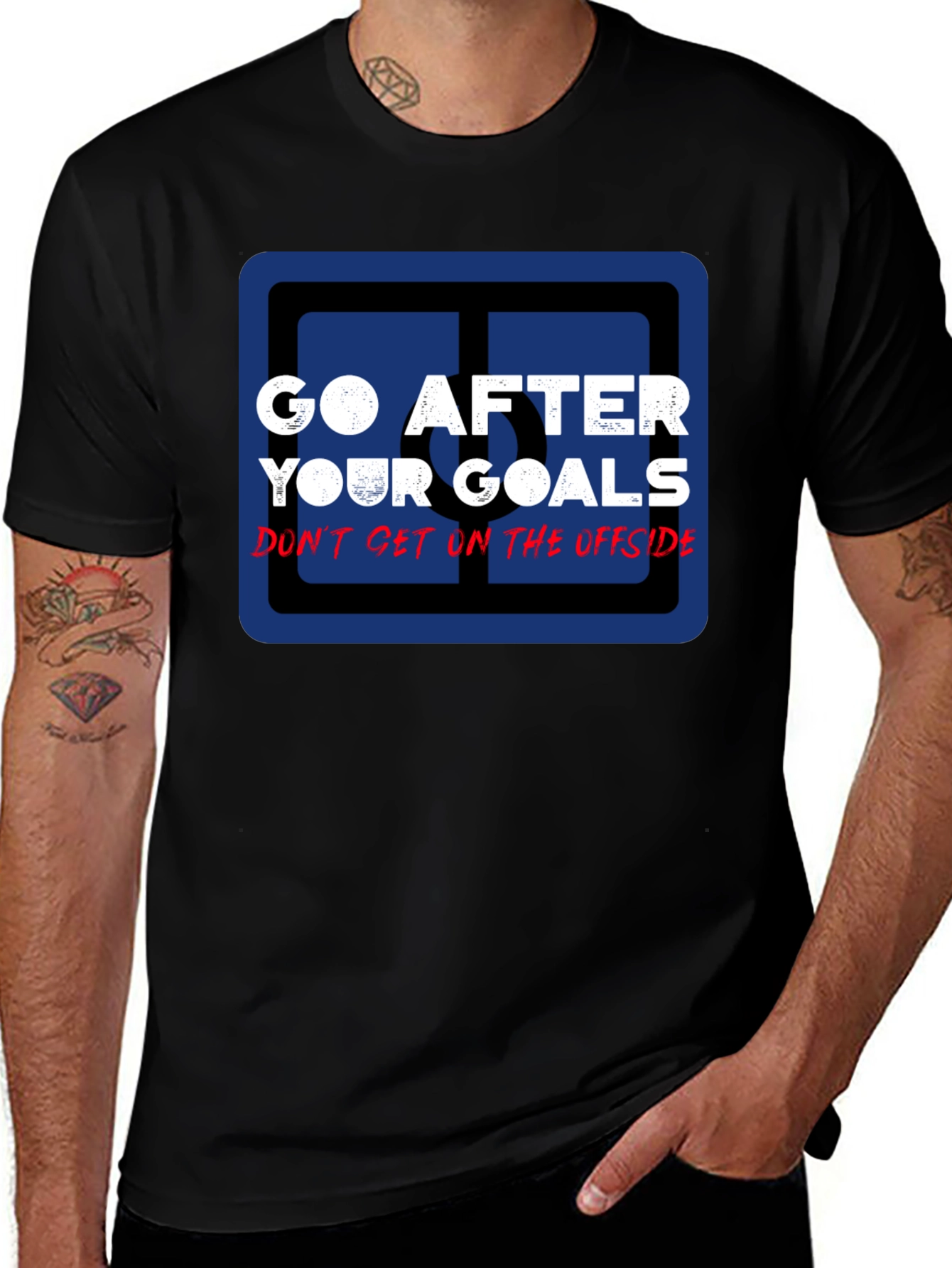 Go After Your Goals T-Shirt - Motivational Soccer Tee