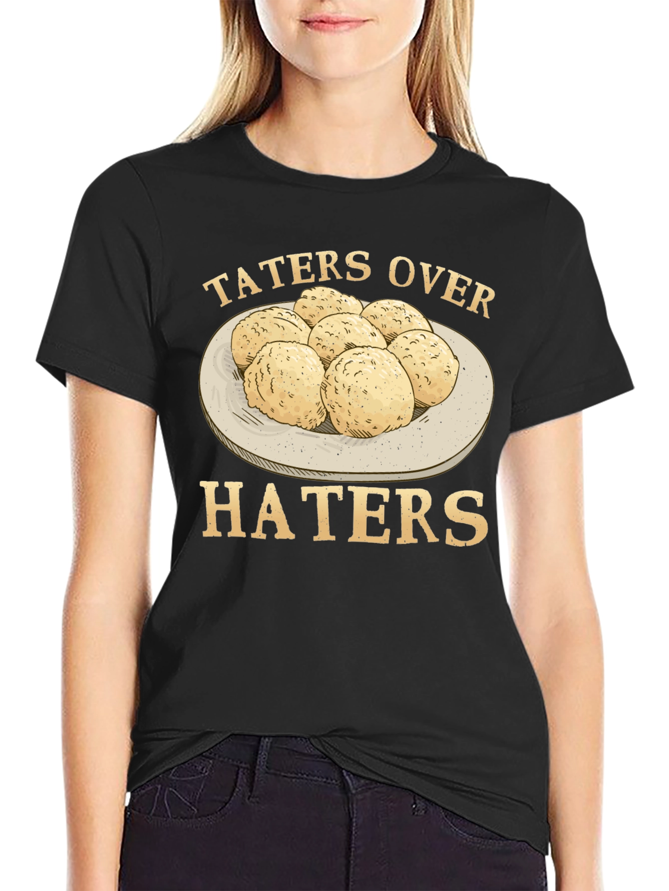 Taters Over Haters Graphic T-Shirt