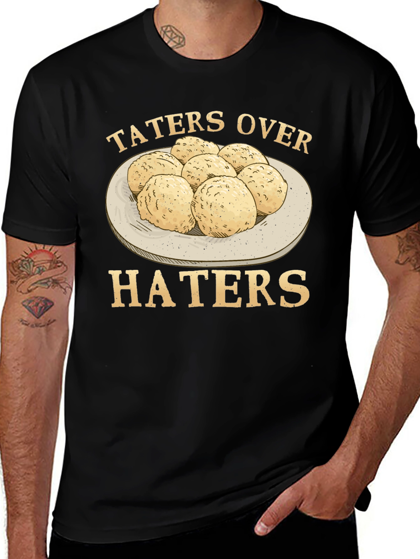 Taters Over Haters Graphic T-Shirt