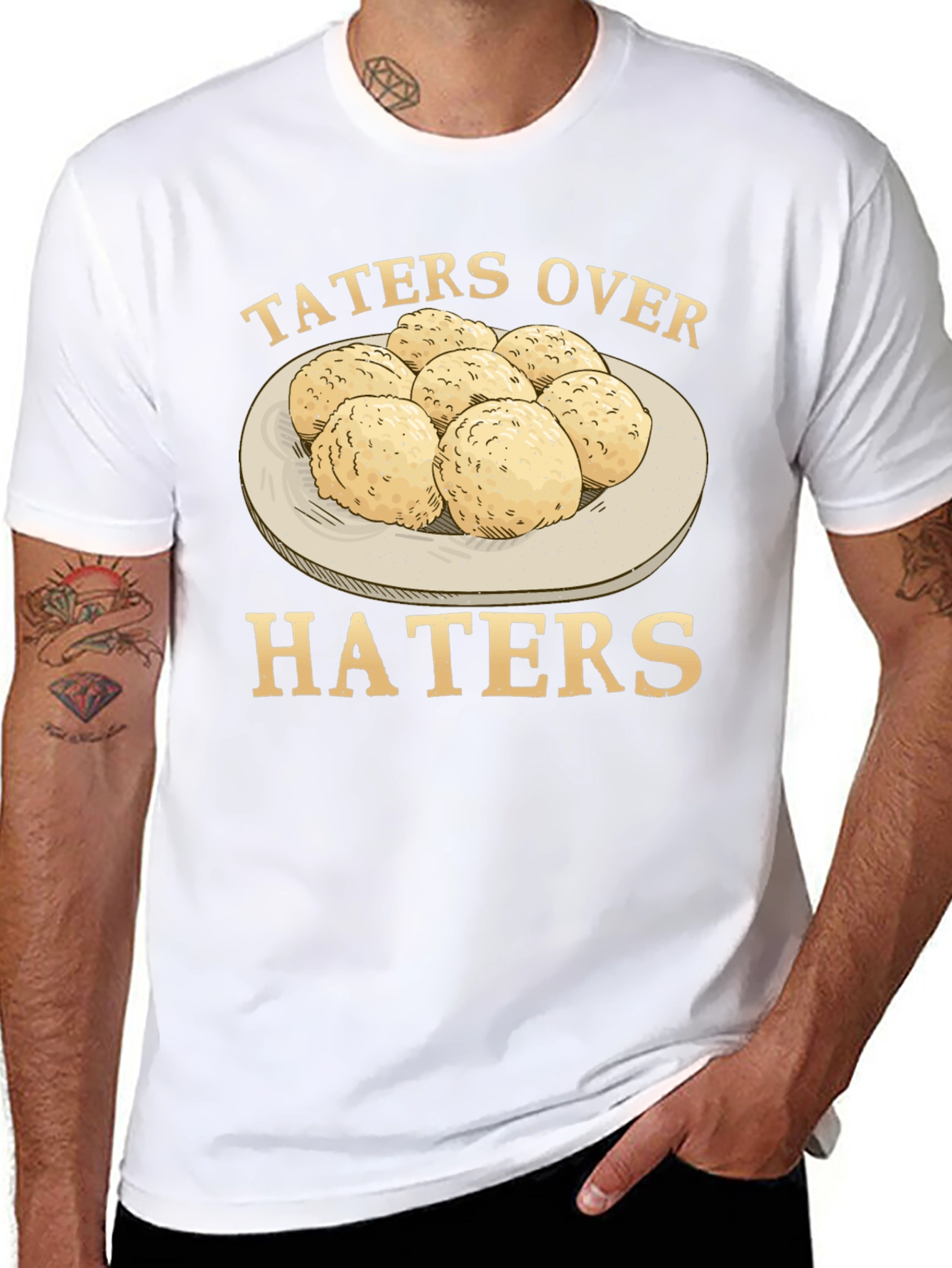 Taters Over Haters Graphic T-Shirt