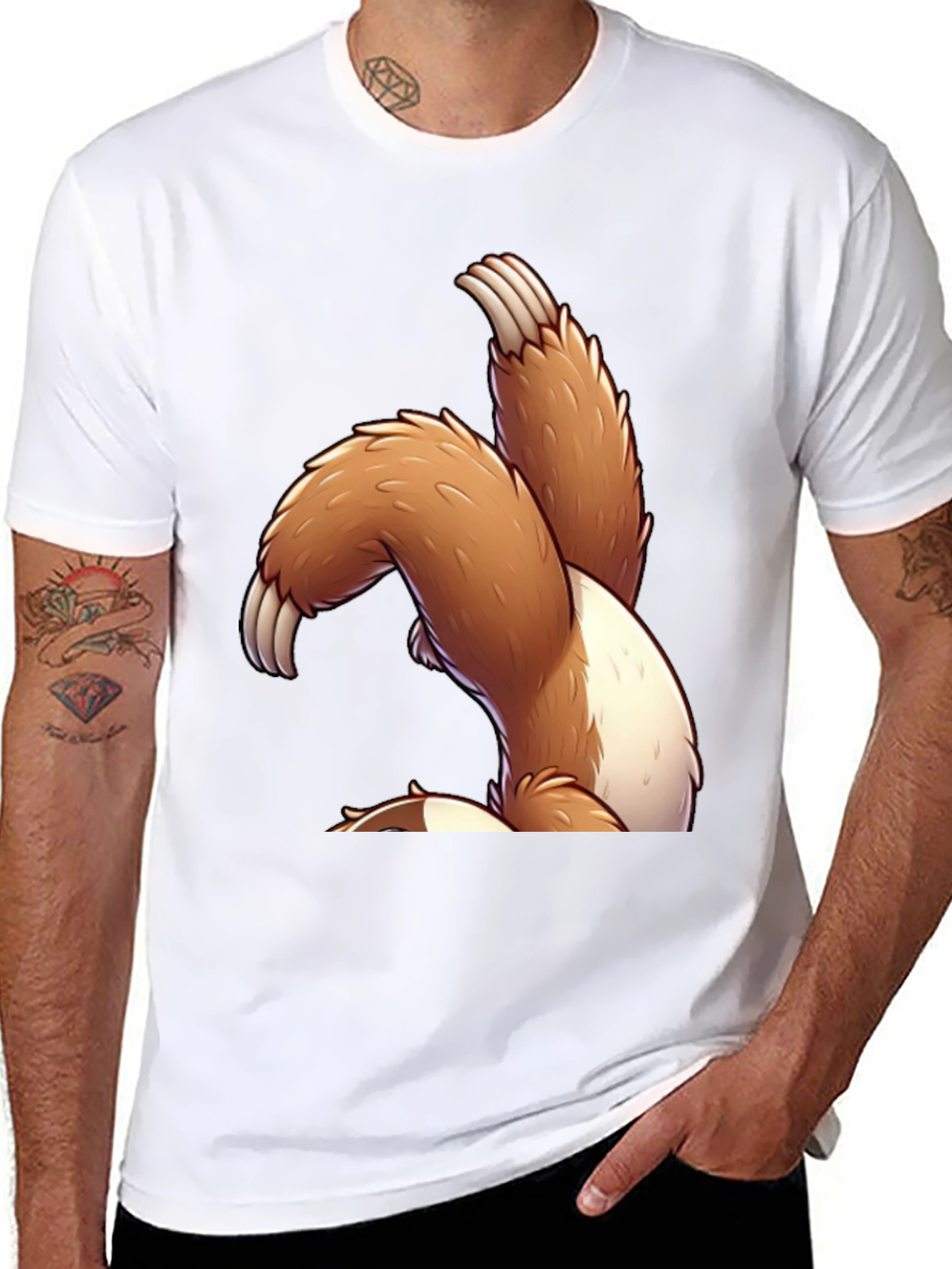 Sloth Claws T-Shirt - Funny Animal Tee