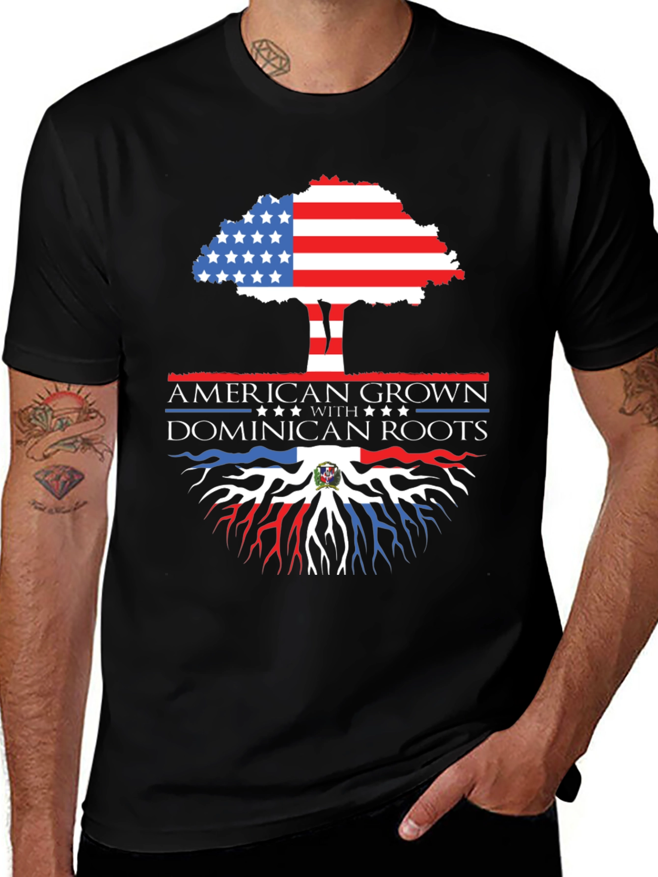 American Grown with Dominican Roots T-Shirt
