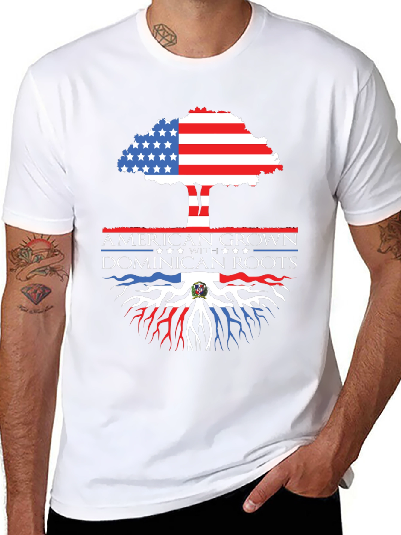 American Grown with Dominican Roots T-Shirt
