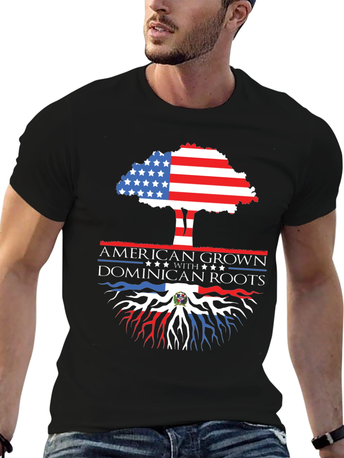 American Grown with Dominican Roots T-Shirt