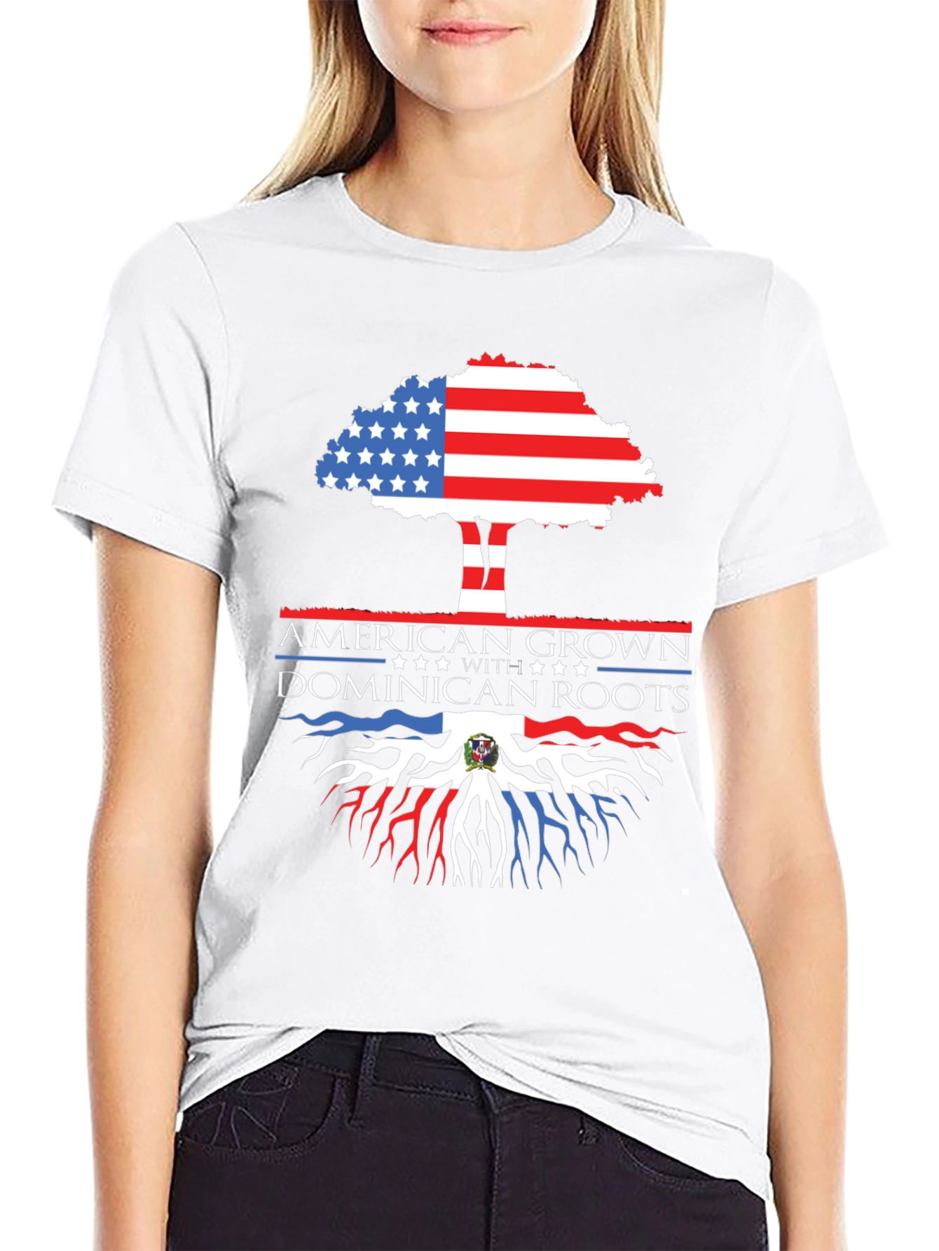 American Grown with Dominican Roots T-Shirt