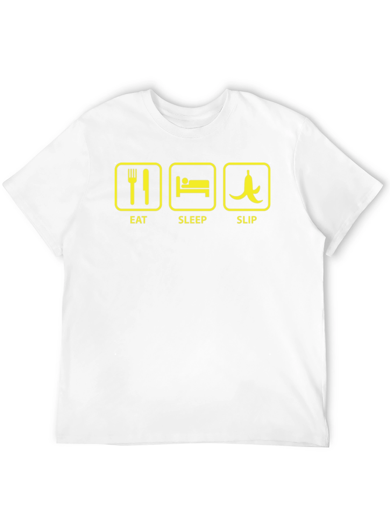 Eat Sleep Slip Funny Graphic T-Shirt