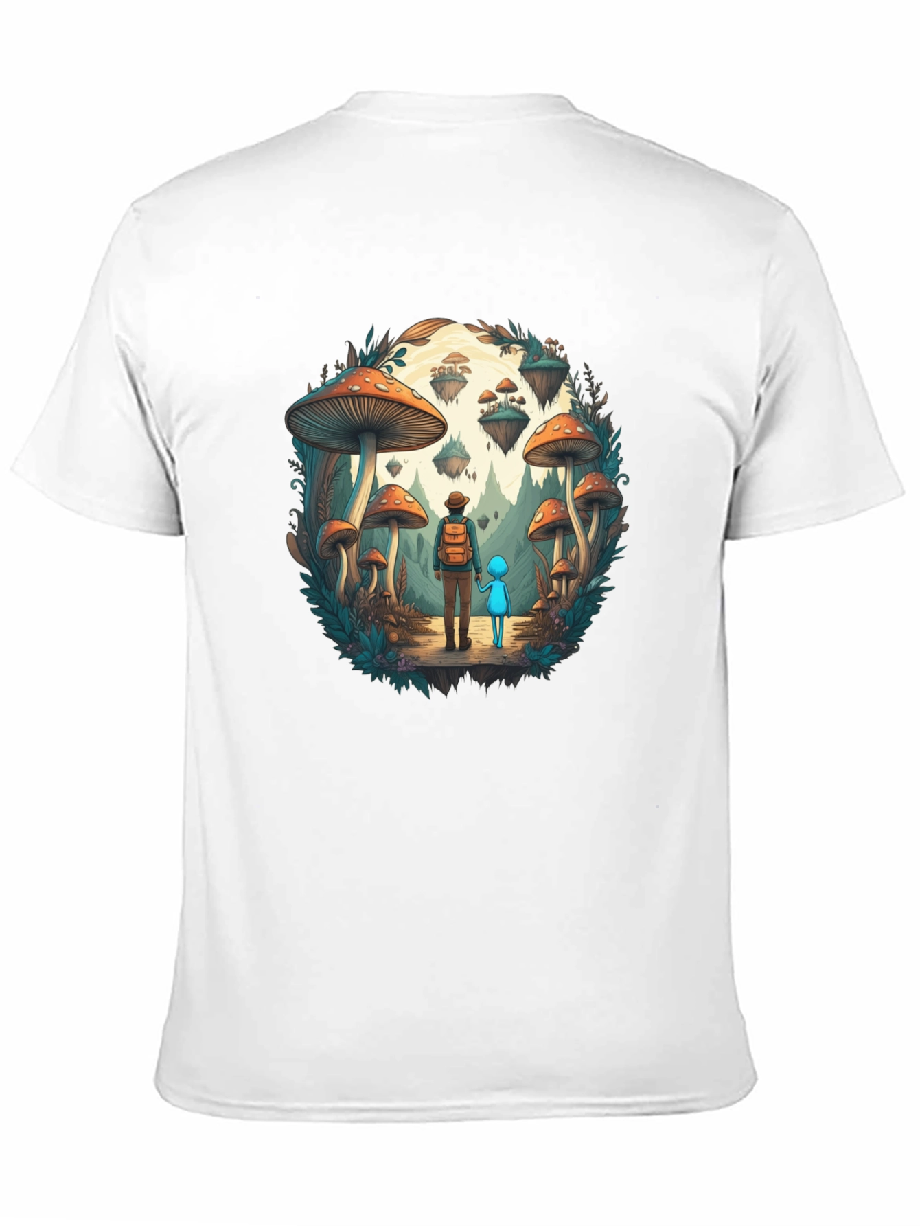 Mushroom World Adventure Graphic T-Shirt