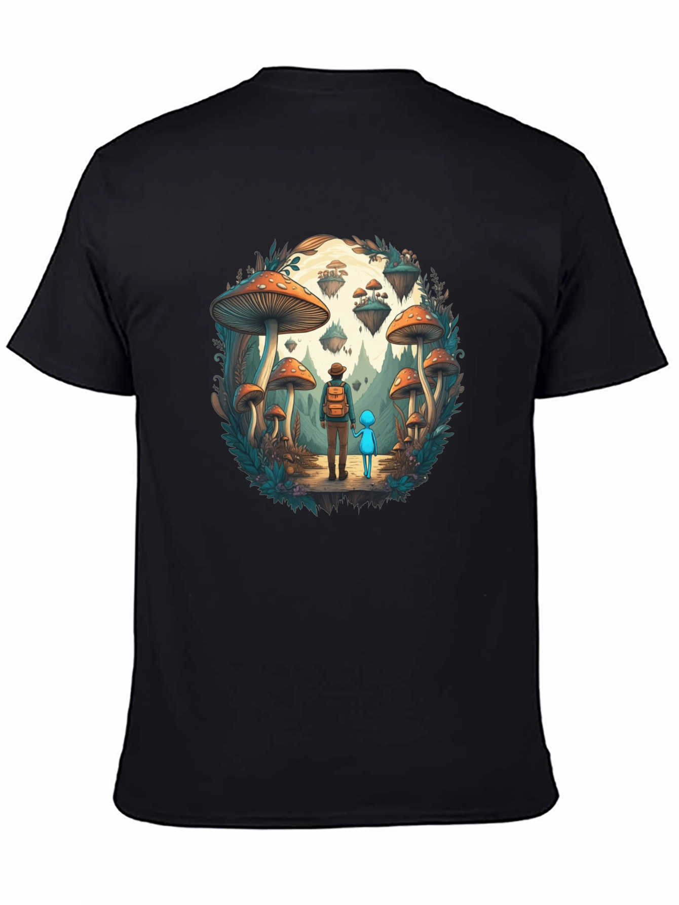 Mushroom World Adventure Graphic T-Shirt