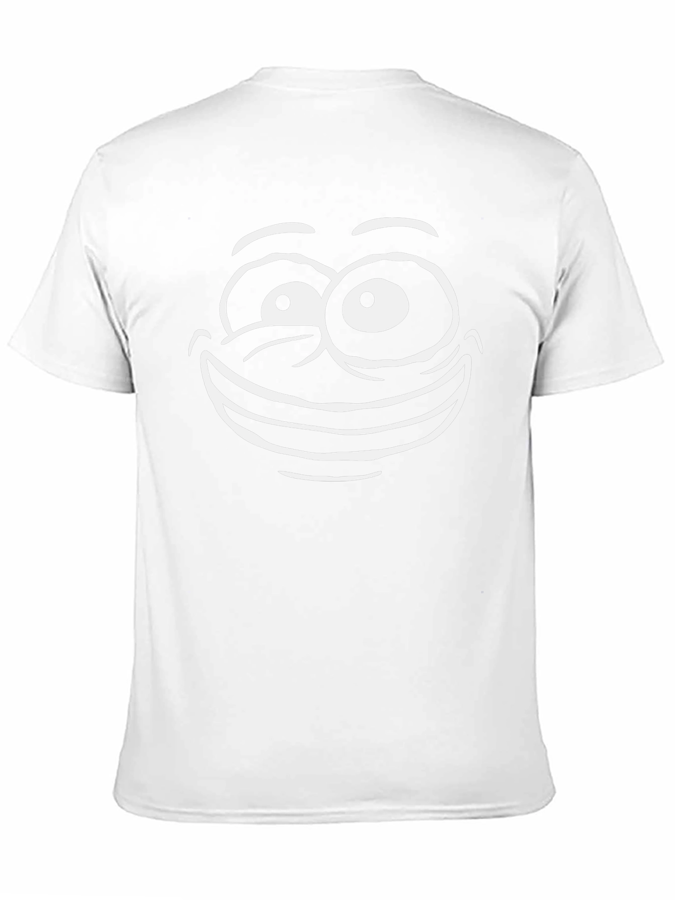 Funny Face Graphic T-Shirt - Black