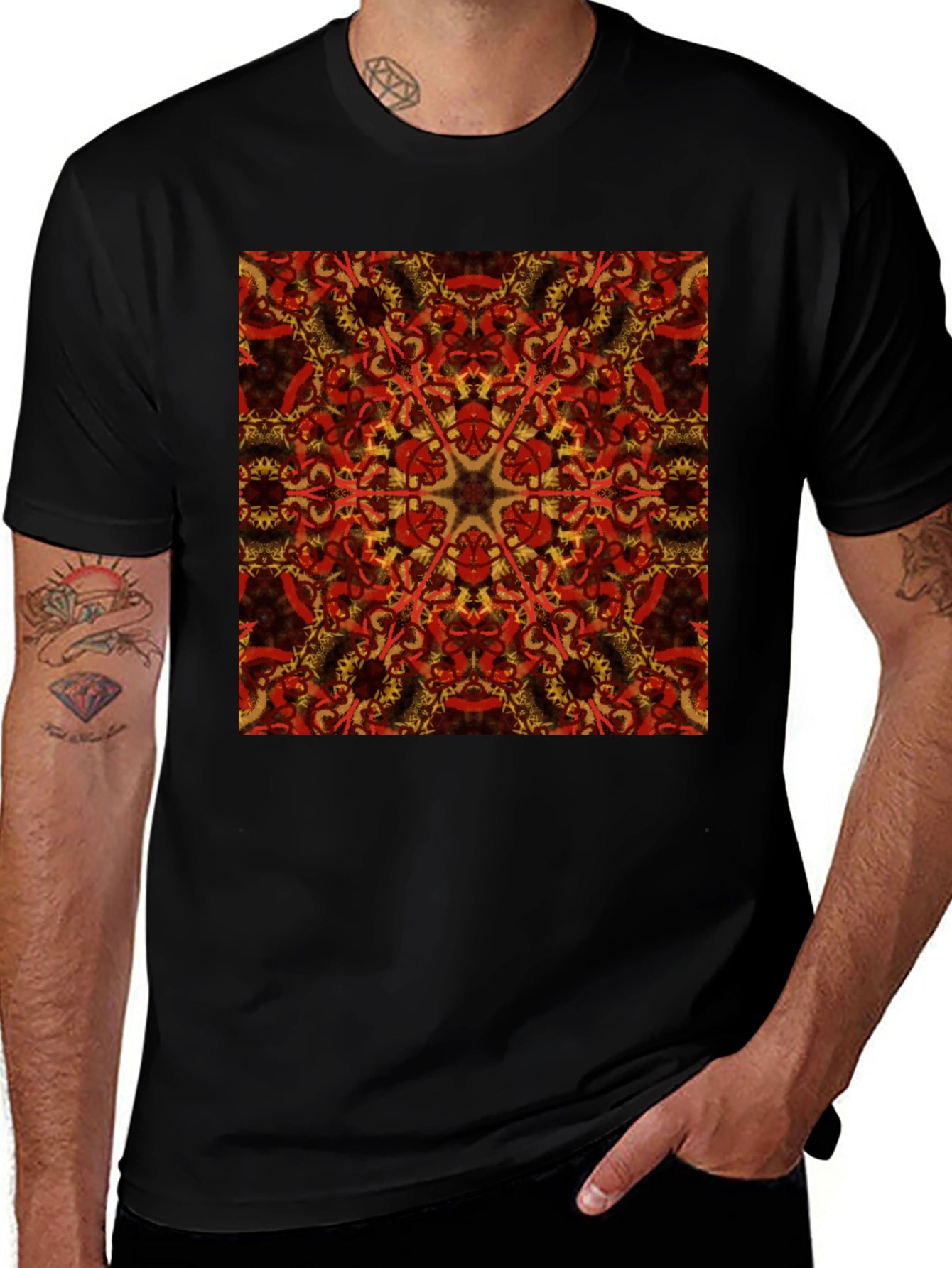 Fiery Kaleidoscope T-Shirt