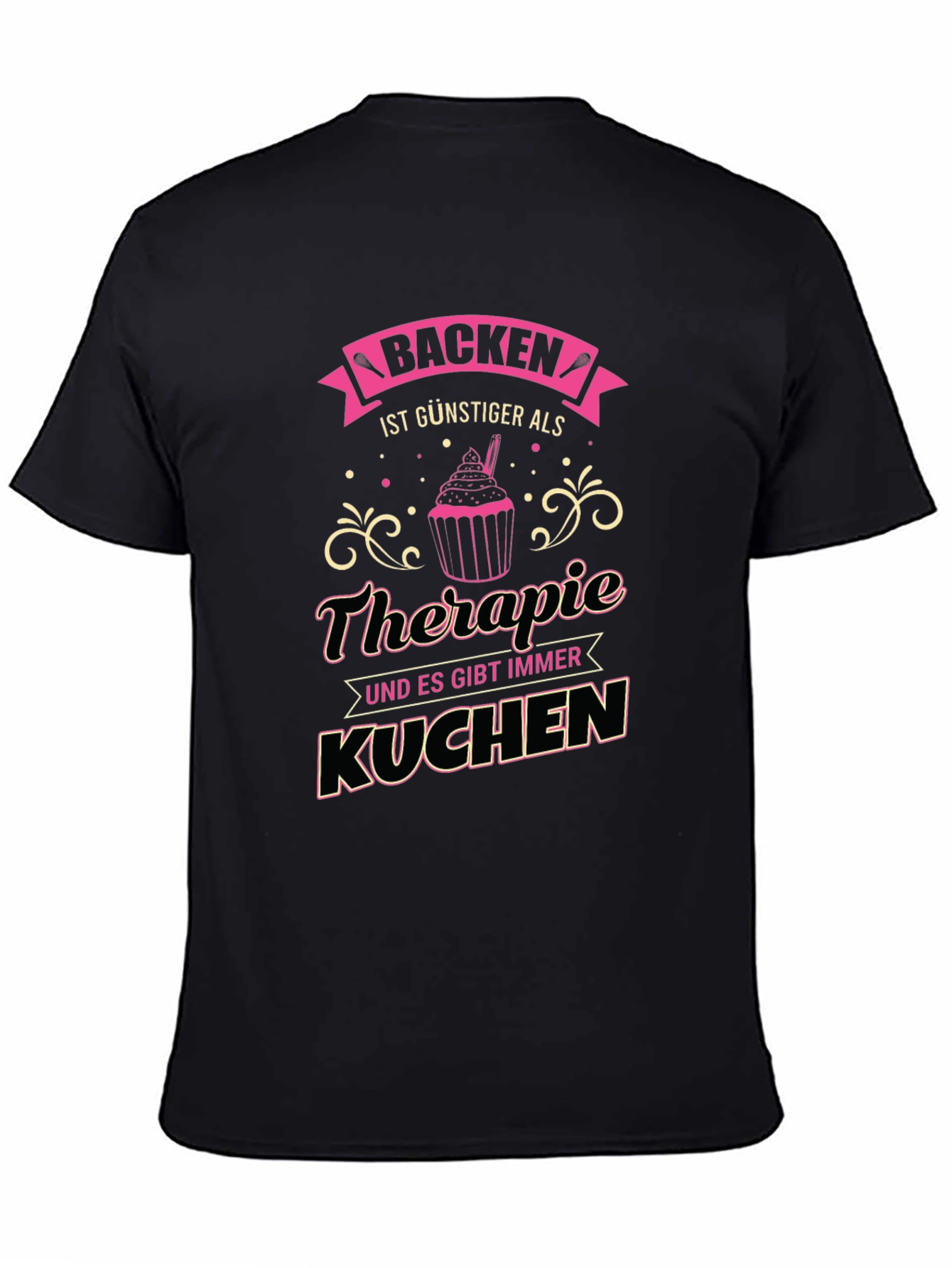 Baking Therapy T-Shirt - Novelty Tee for Bakers