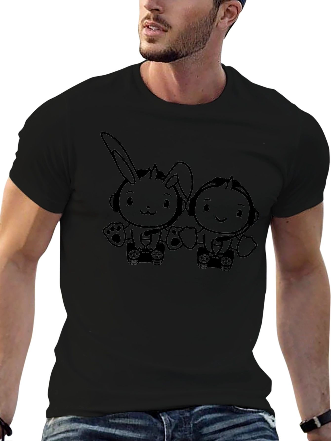 Cute Gamer Duo T-Shirt