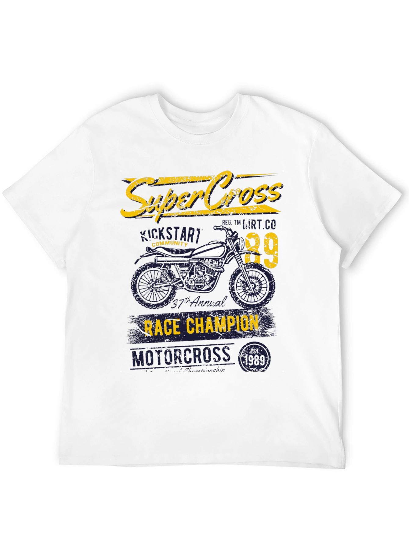 Super Cross Motocross Graphic T-Shirt
