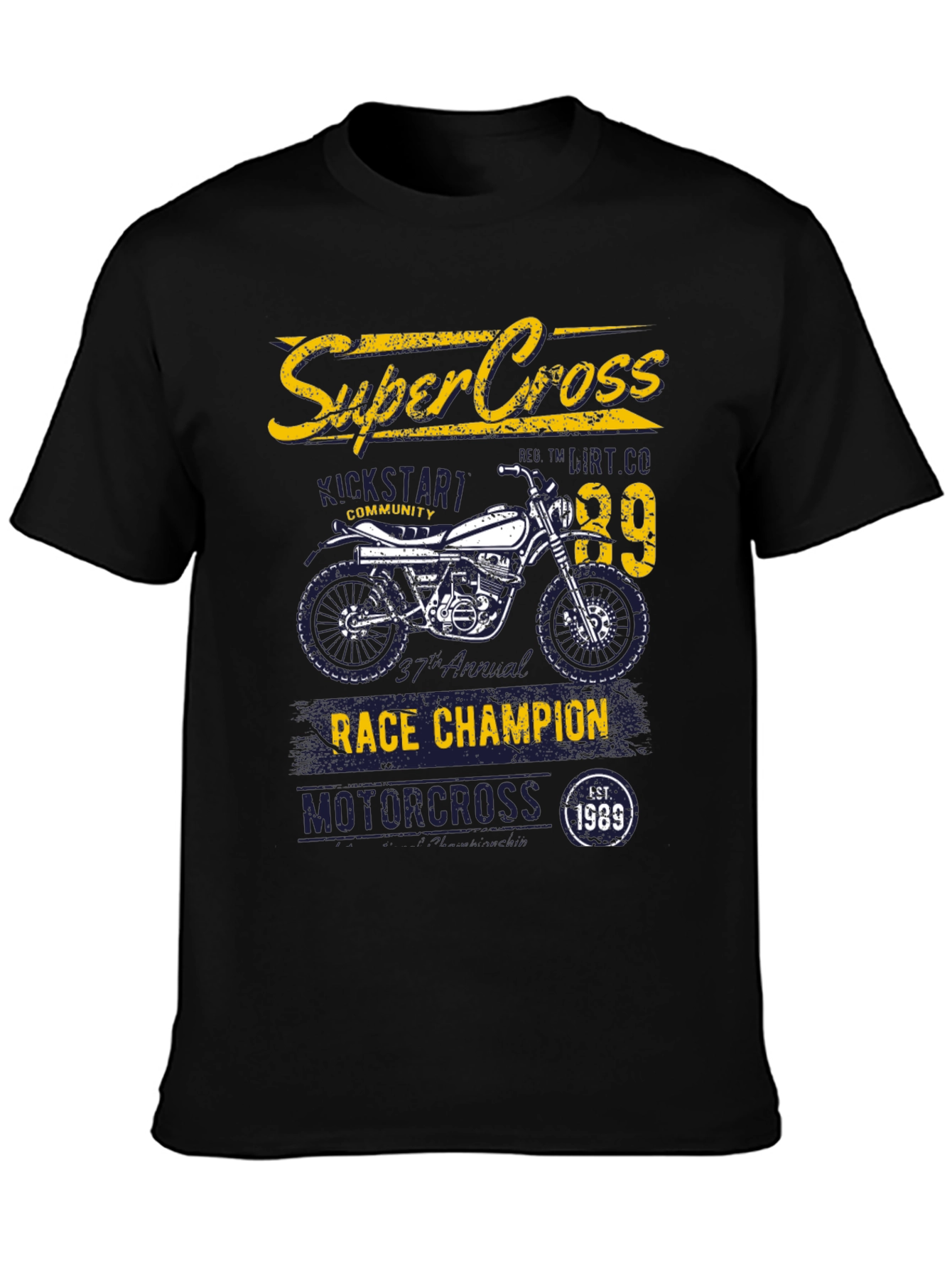 Super Cross Motocross Graphic T-Shirt
