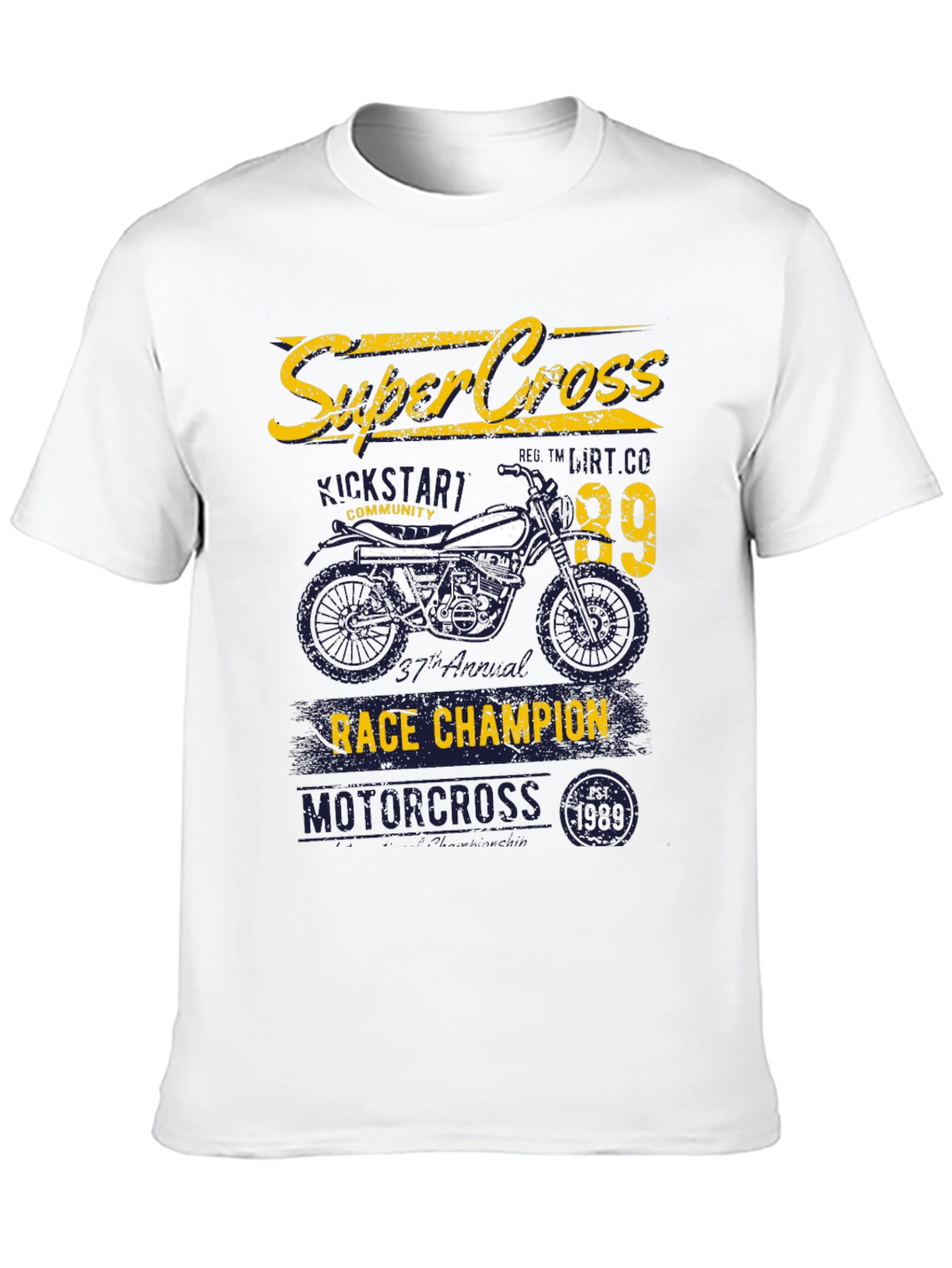 Super Cross Motocross Graphic T-Shirt