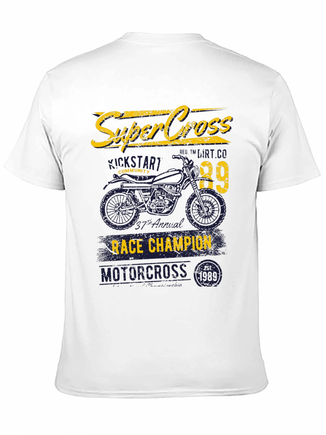 Super Cross Motocross Graphic T-Shirt