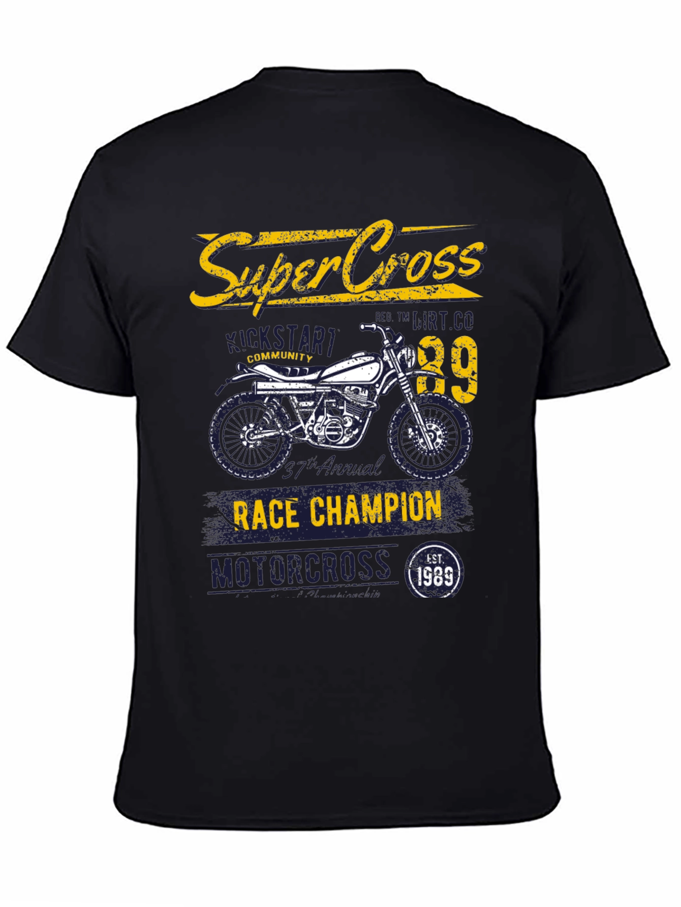 Super Cross Motocross Graphic T-Shirt