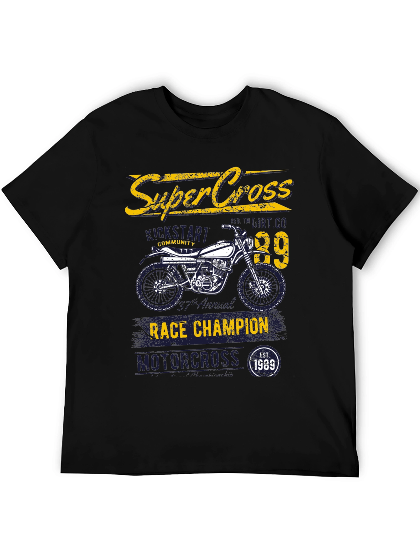 Super Cross Motocross Graphic T-Shirt