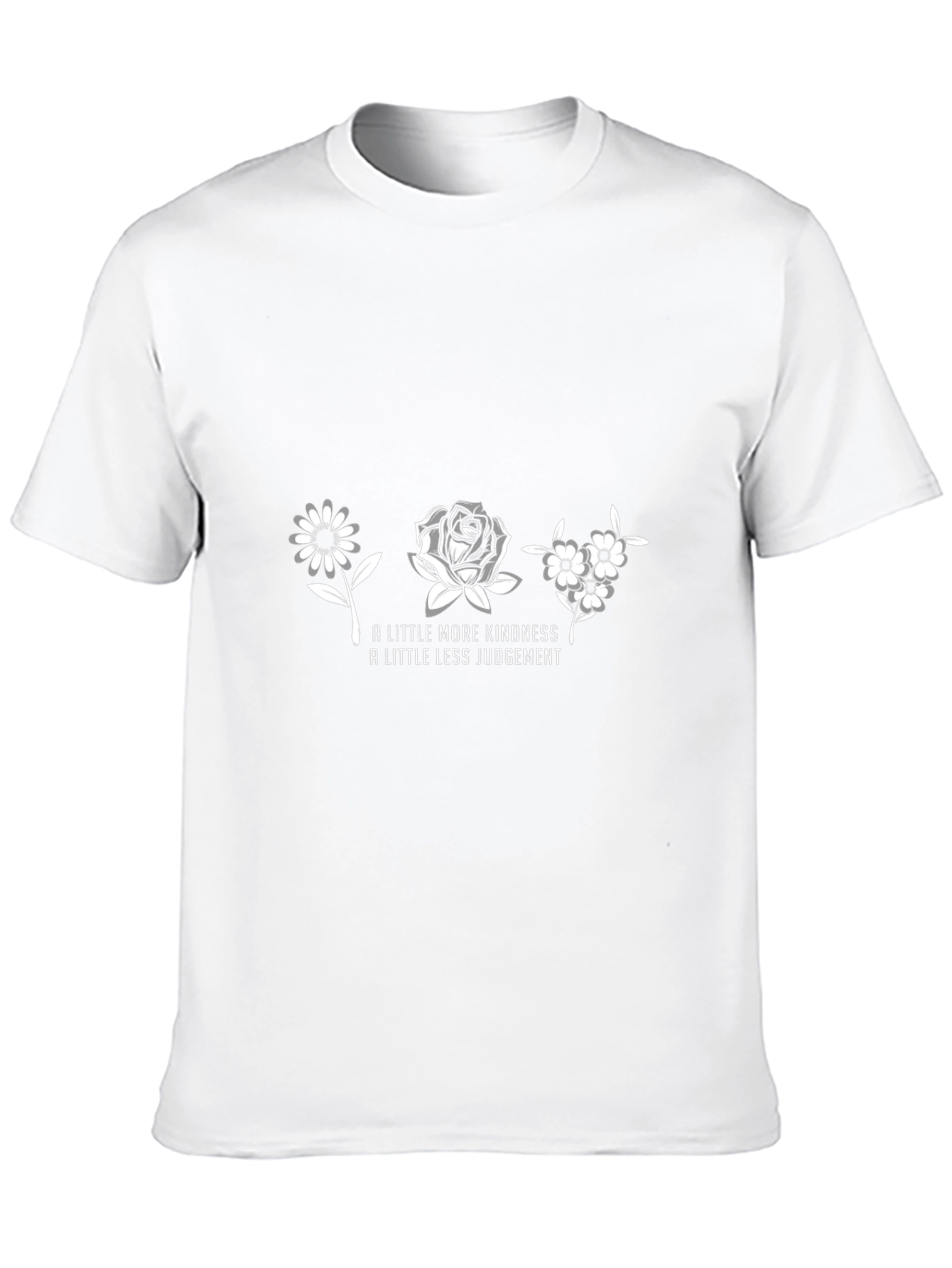 Kindness & Less Judgement Black T-Shirt