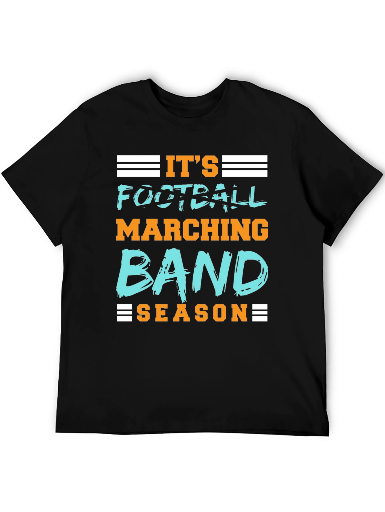 Its Football Marching Band Season Graphic Tee