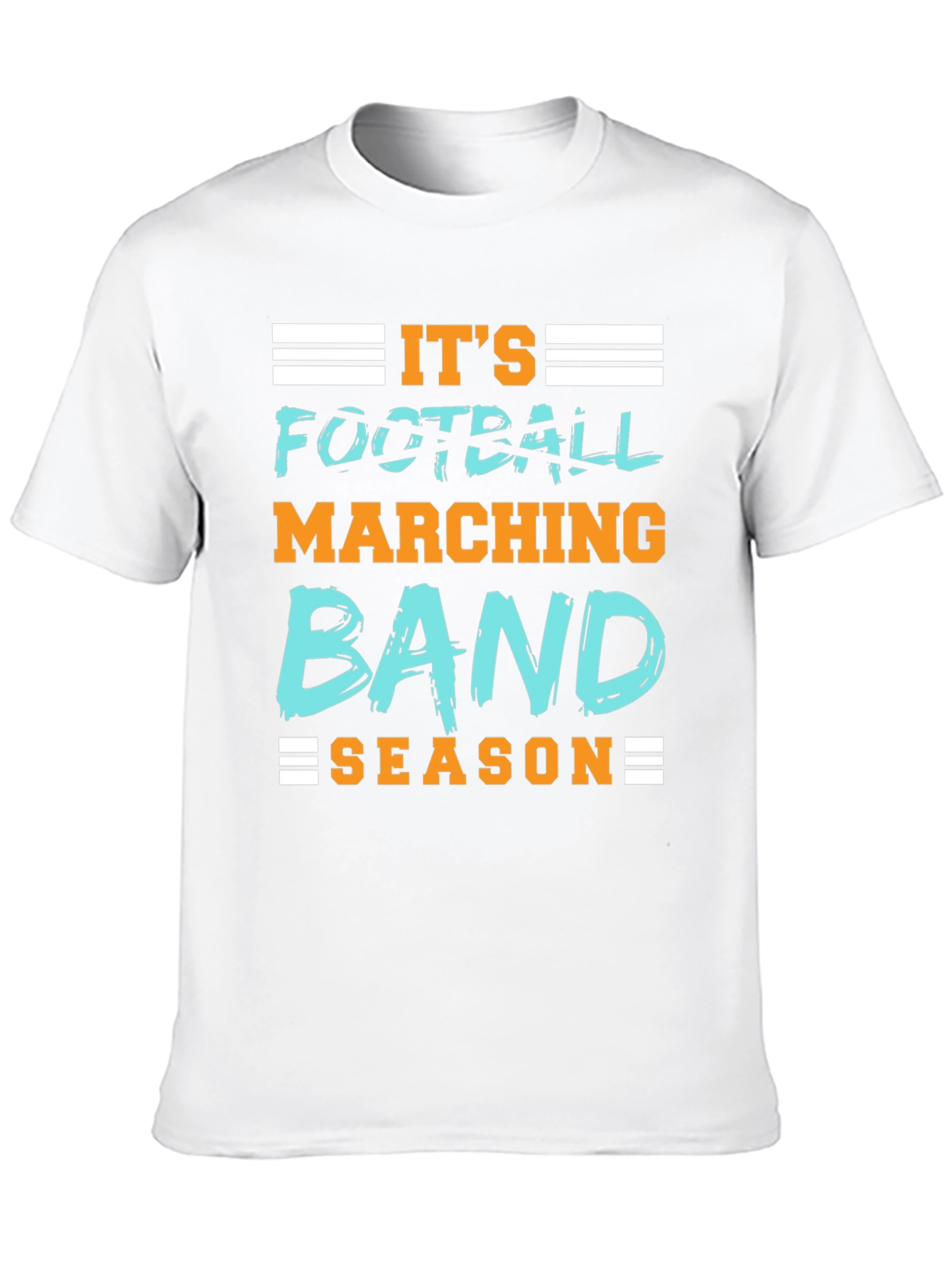 Its Football Marching Band Season Graphic Tee