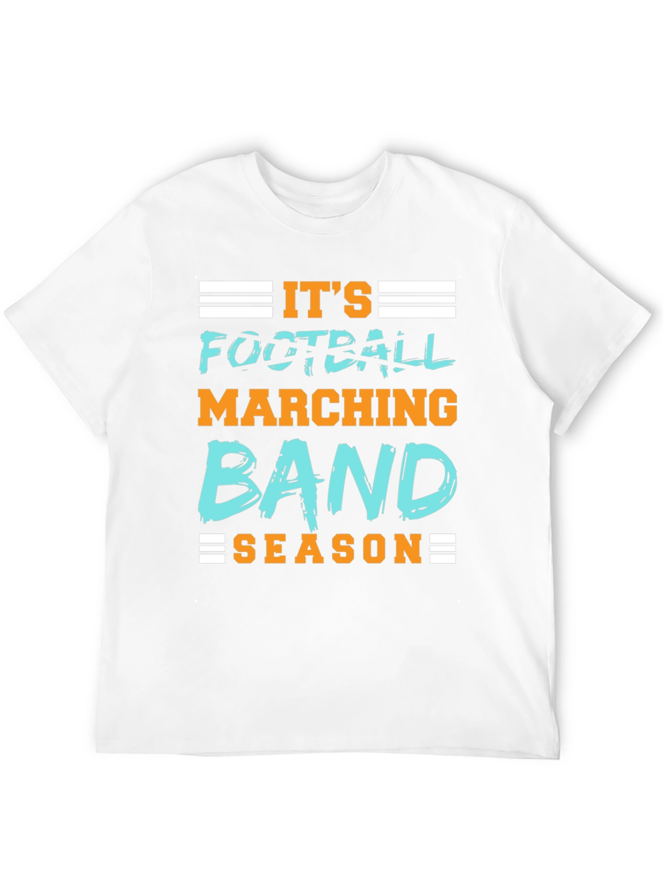 Its Football Marching Band Season Graphic Tee